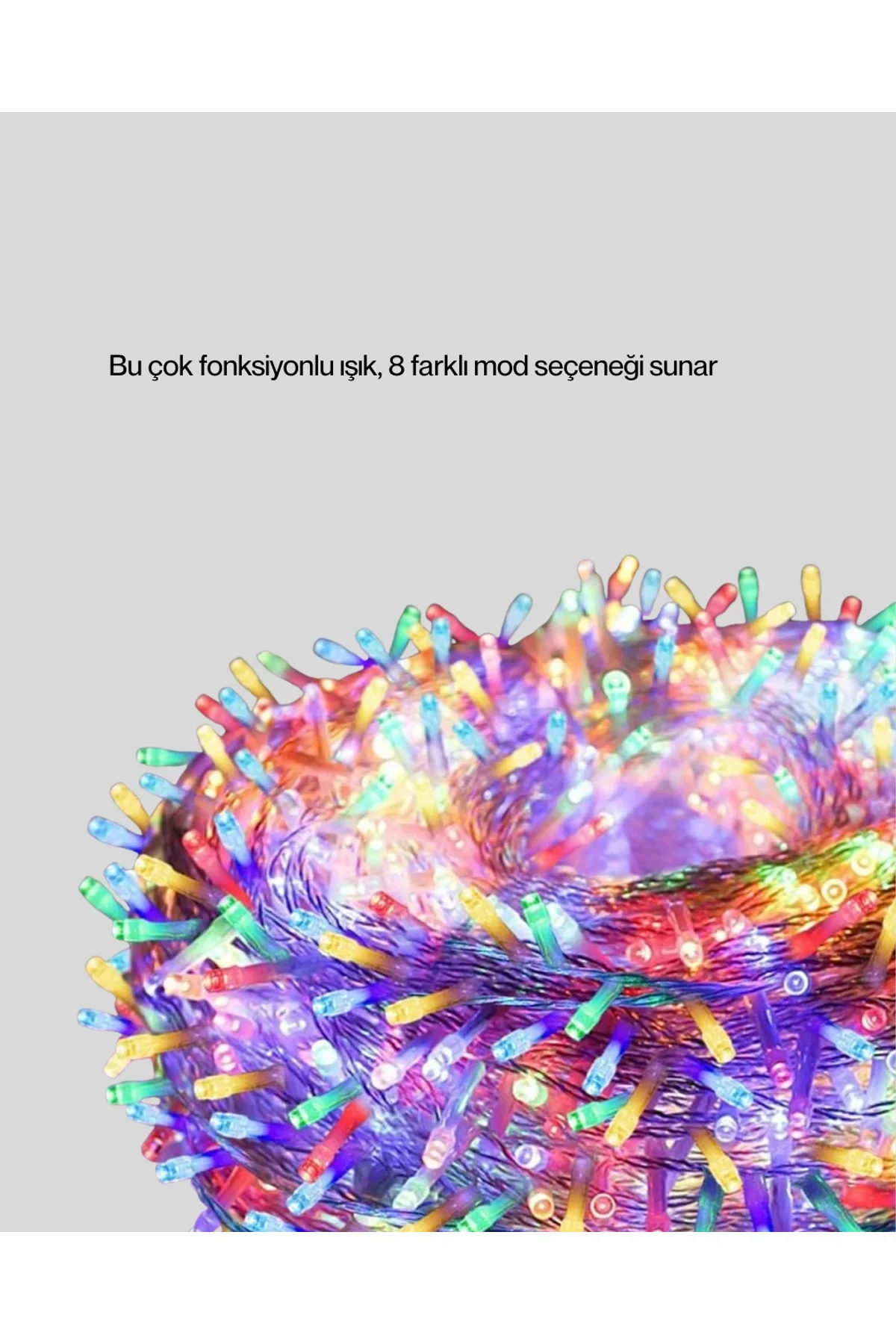 Enerji Tasarruflu Şeffaf Kablo 5 M 50 Led Dekor Işık Yeni Nesil - Just Cheap Store Görsel 5