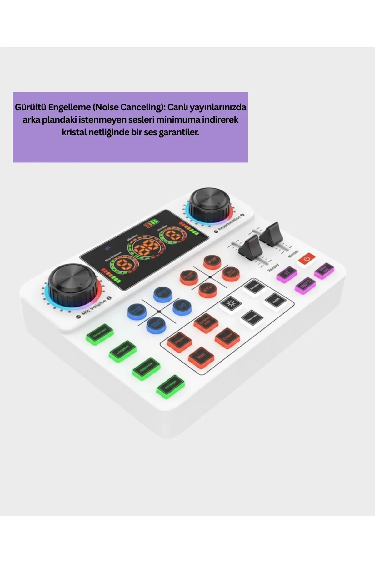 Bluetooth Bağlantılı Karaoke Ve Yayın Ses Kontrol Ünitesi - Just Cheap Store Görsel 5
