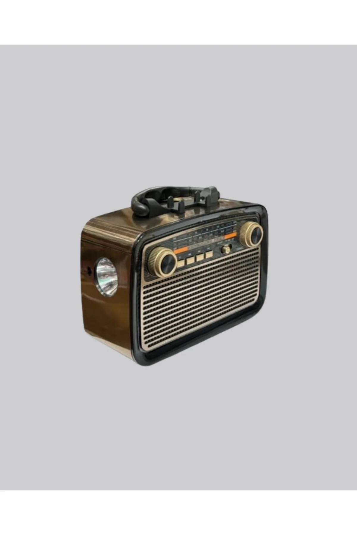 Bluetooth’lu Led Işıklı Nostaljik Müzik Kutusu – Ahşap Dokulu, Vintage Tasarım Ve Yüksek Ses Kalites - Just Cheap Store Görsel 2