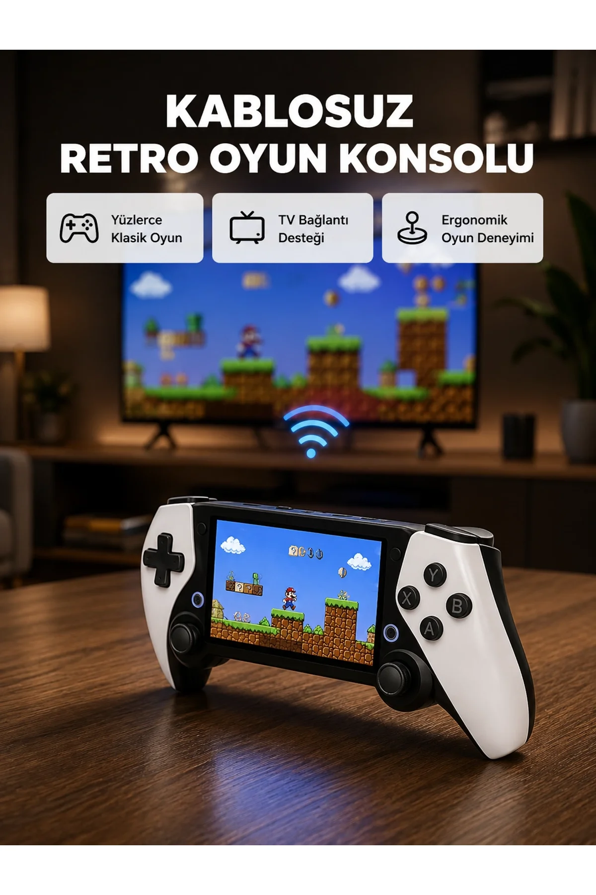 Taşınabilir El Konsolu – 4.3 İnç Tft Ekran, 64 Gb Dahili Oyun Hafızalı