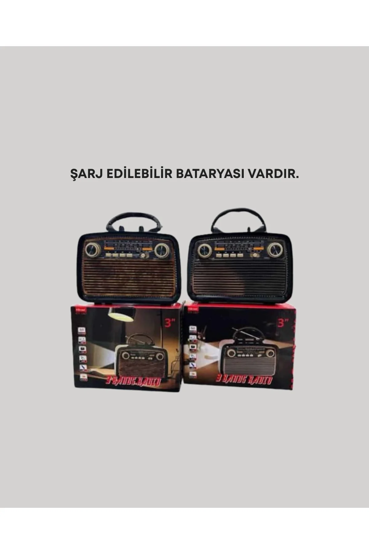 Bluetooth Bağlantılı Taşınabilir Hoparlör – Fm/am Radyo Özellikli, Şarj Edilebilir Batarya, 1 Kg - Just Cheap Store Görsel 4