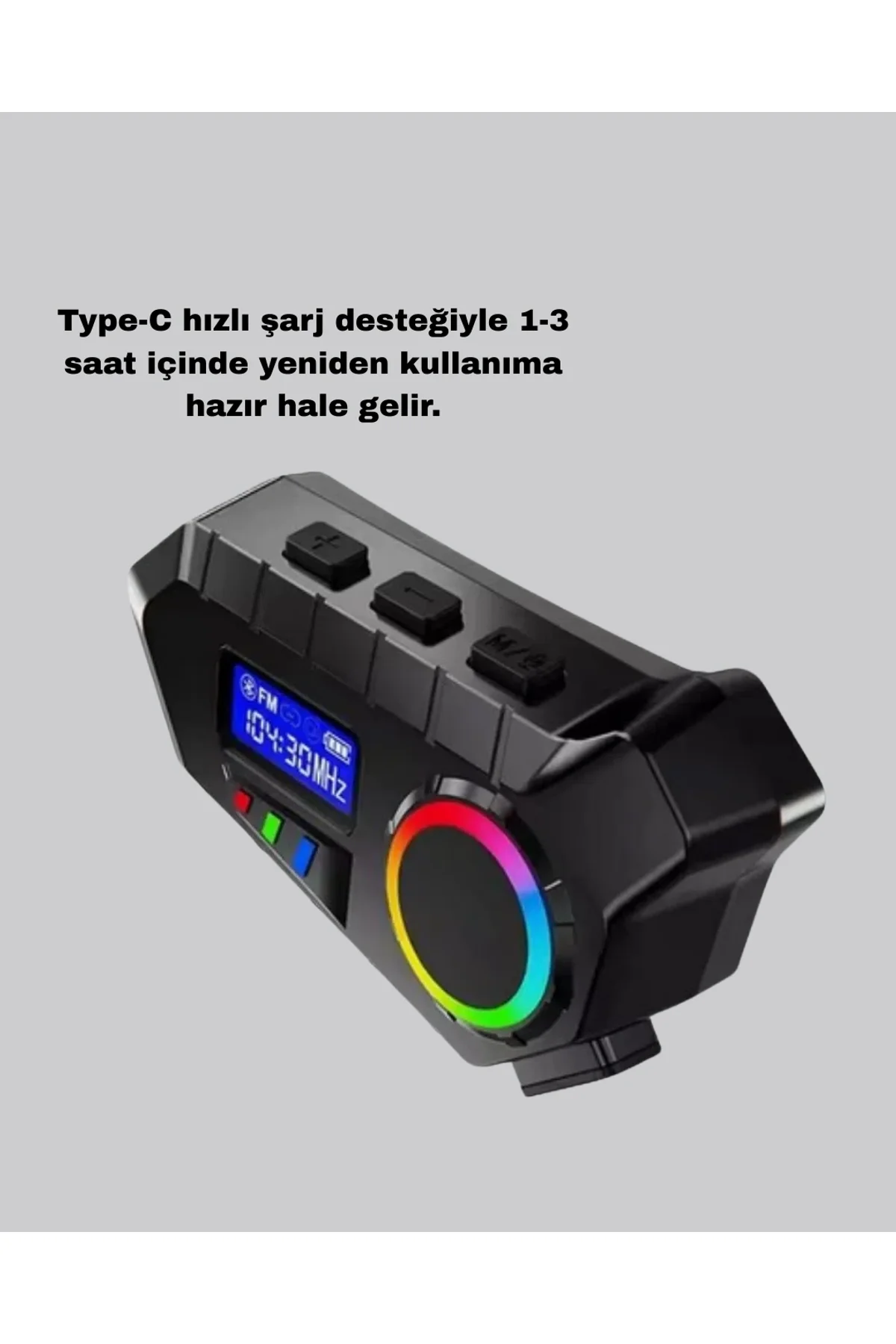 Bluetooth 5.4 İntercom Ve Alarmlı Disk Kilidi Seti Güçlü Ses Ve Güvenlik - Just Cheap Store Görsel 2