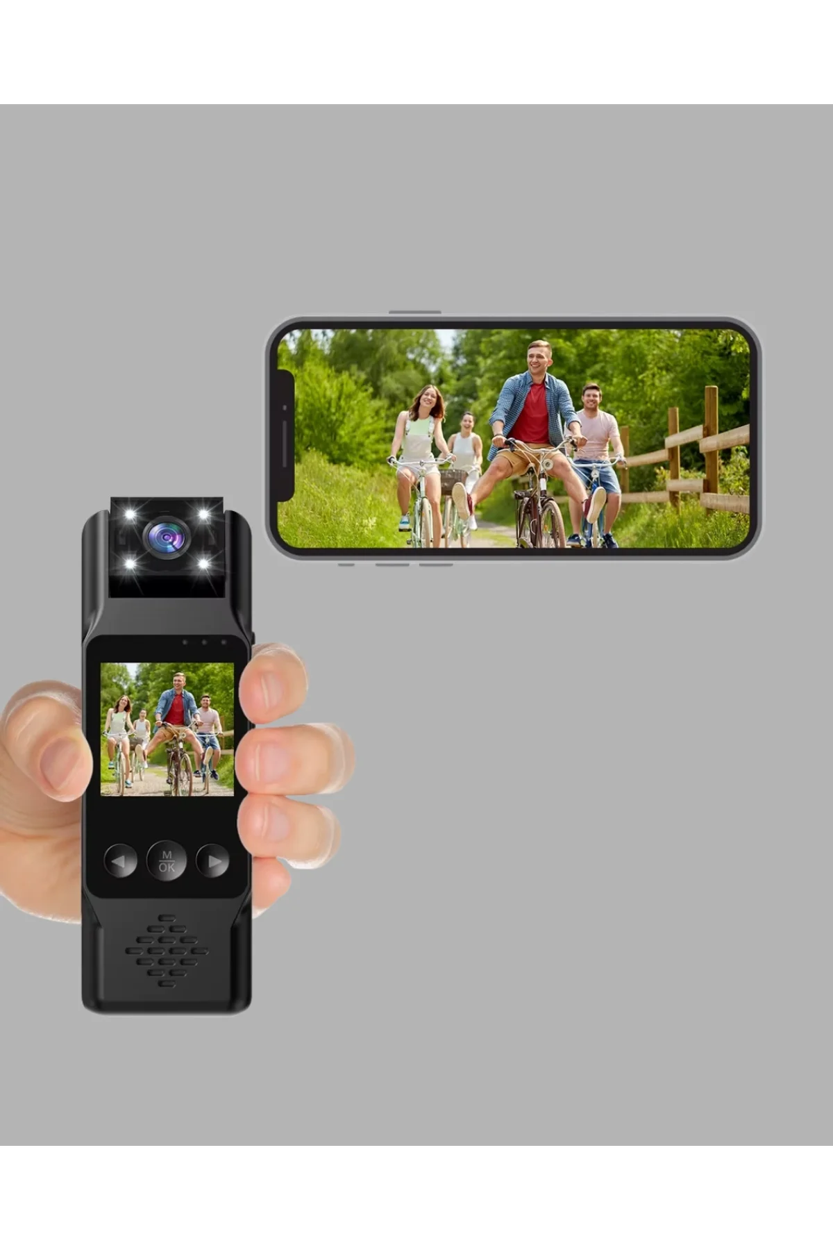 180 Derece Dönebilen Mini Kamera Full Hd Tft Ekran Hareket Sensörlü (kopya) - Just Cheap Store Görsel 5