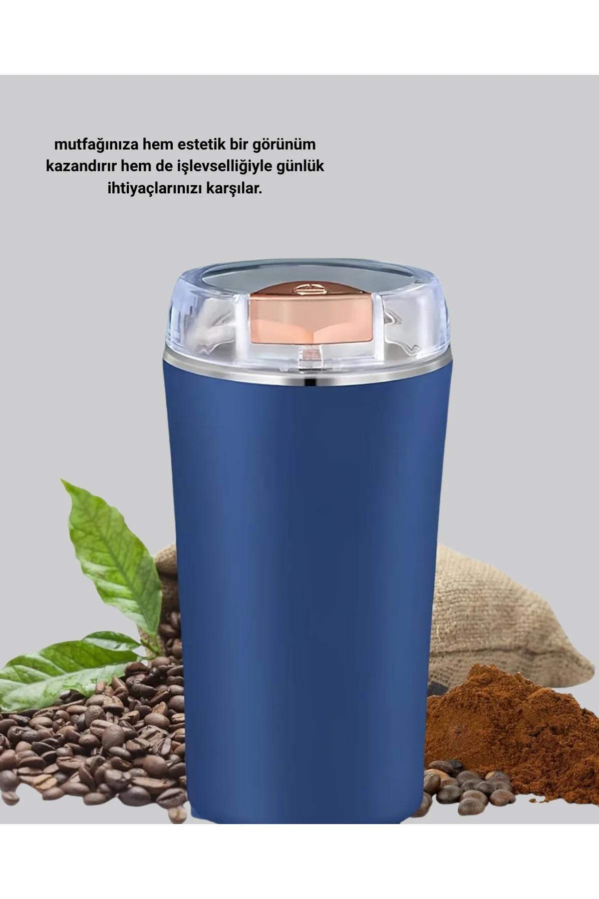 Paslanmaz Çelik Kahve Ve Baharat Öğütücü – Otomatik Mekanizma - Just Cheap Store Görsel 3