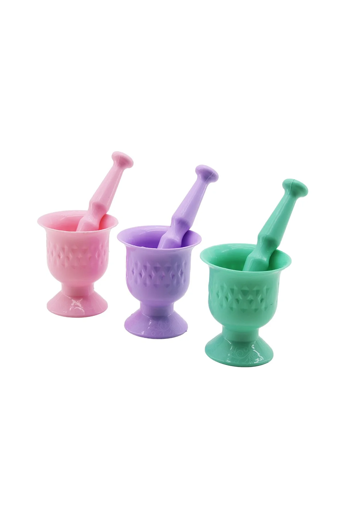 RENKLİ PLASTİK HAVAN - MORTAR SARIMSAK DÖVECEK
