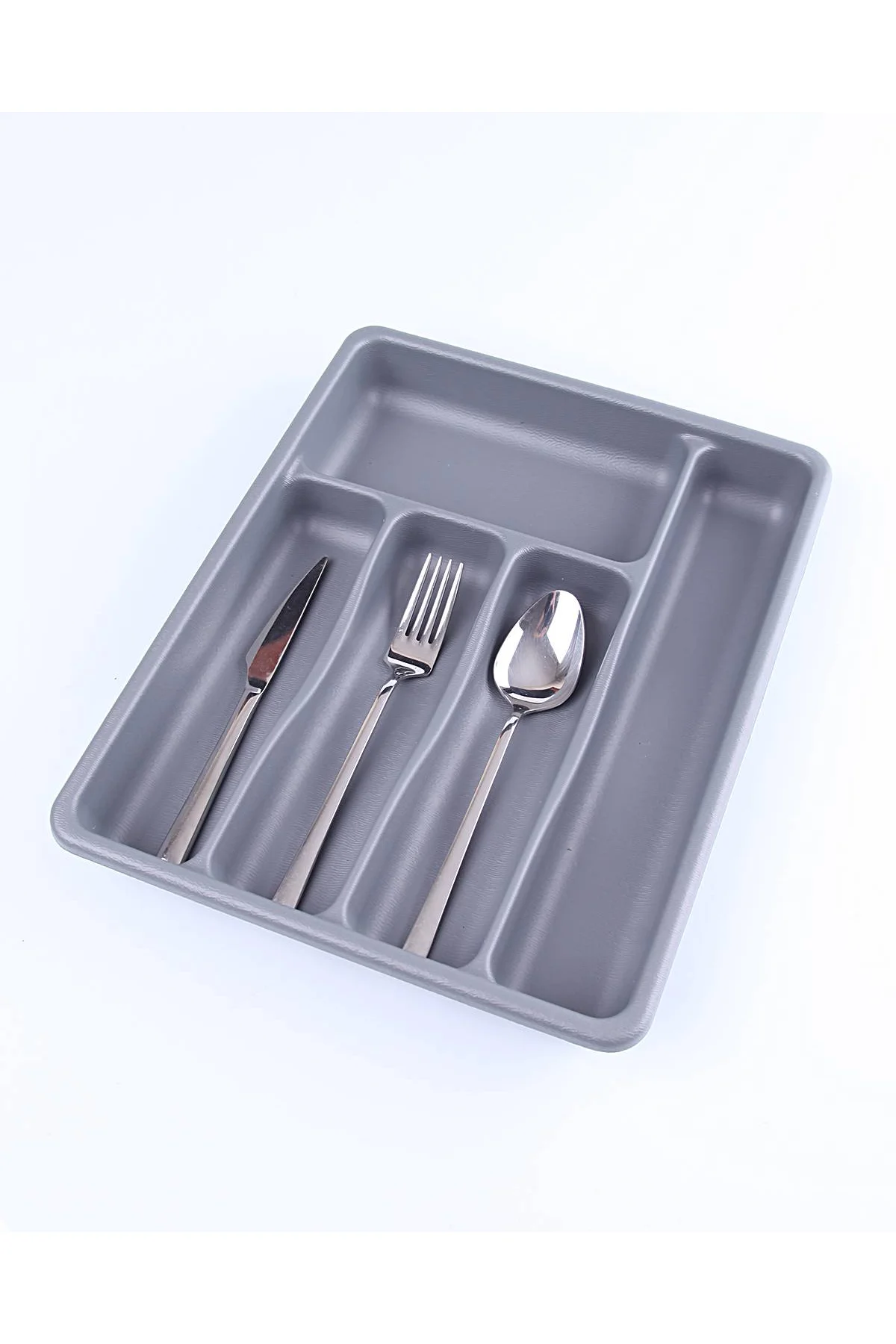 GRİ - 5 BÖLMELİ ÇEKMECE İÇİ KAŞIKLIK 36x29x5cm