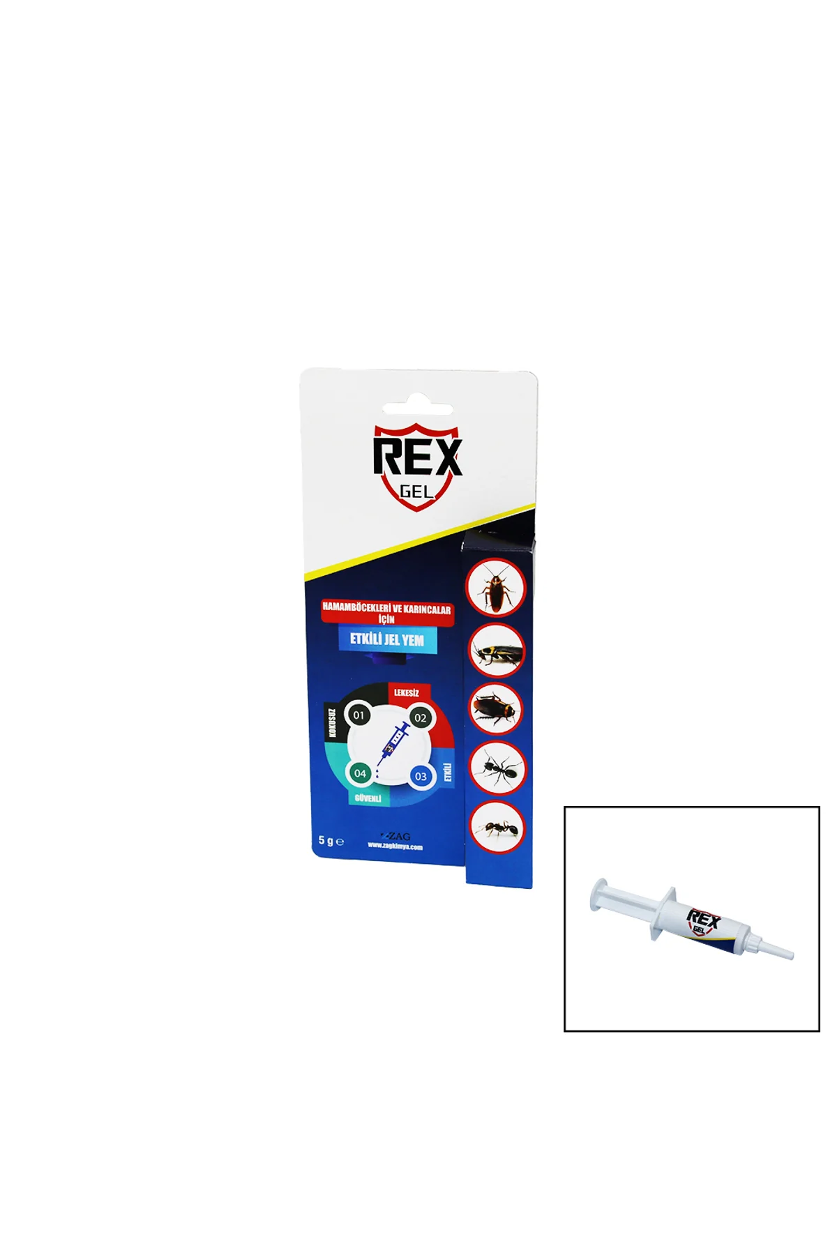 REX GEL HAMAMBÖCEĞİ VE KARINCA JELİ - ŞIRINGA5GR