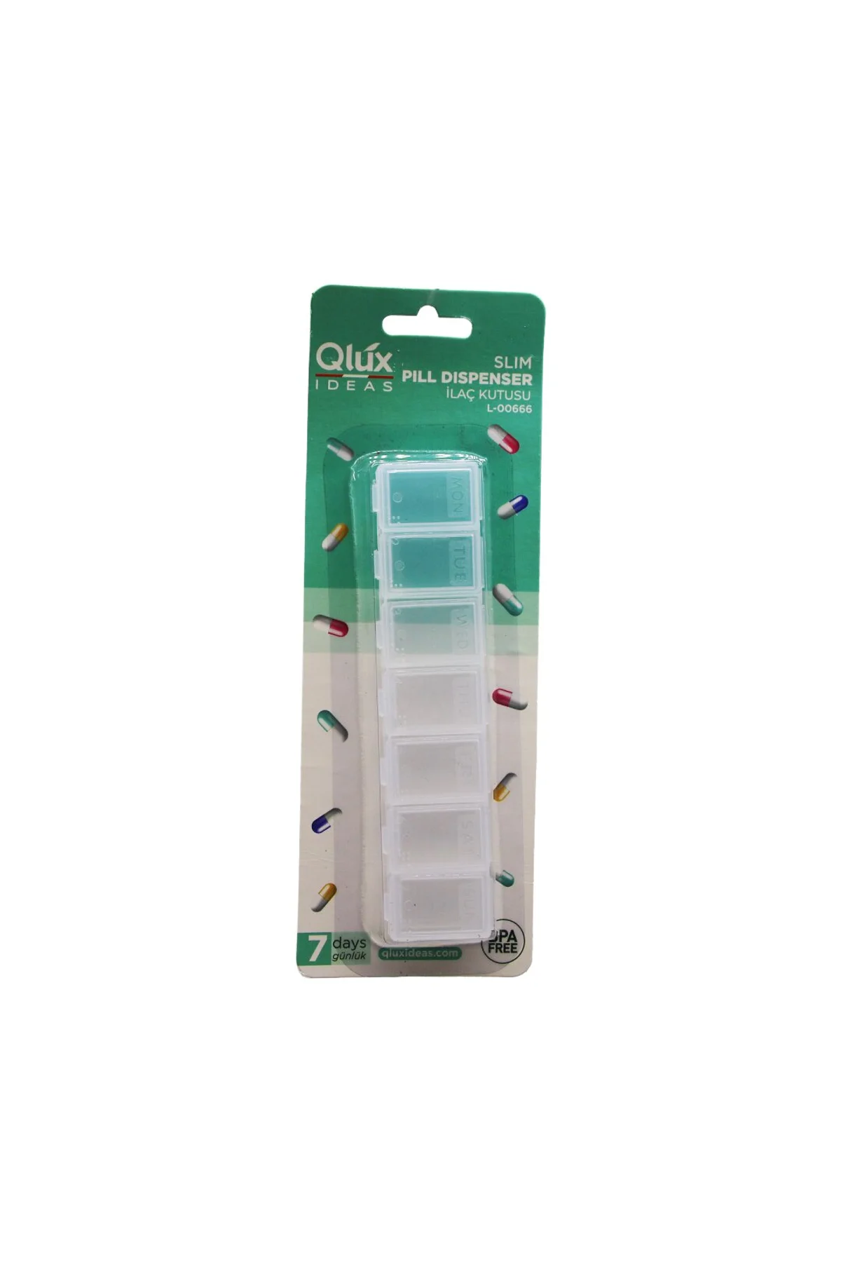SLIM İLAÇ KUTUSU 7 GÜNLÜK - Just Cheap Store Görsel 2