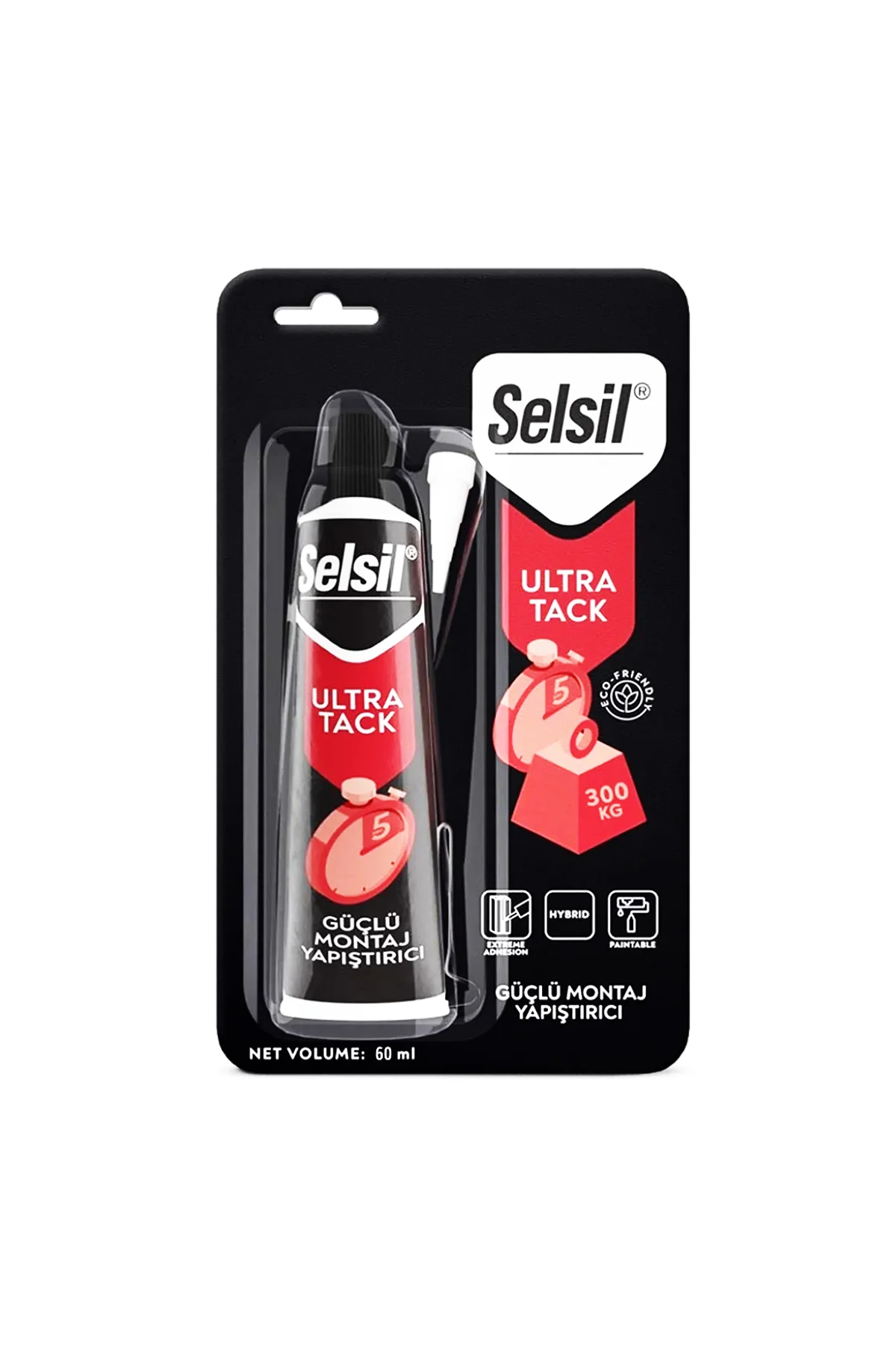 SELSİL MONTAJ YAPIŞTIRICI BEYAZ ULTRA TACK 60ML