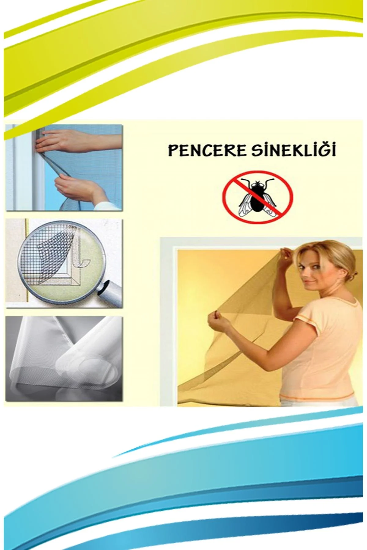 Pencere Cam Sinekliği ( 150 cm x 100 cm. ) - Just Cheap Store Görsel 3