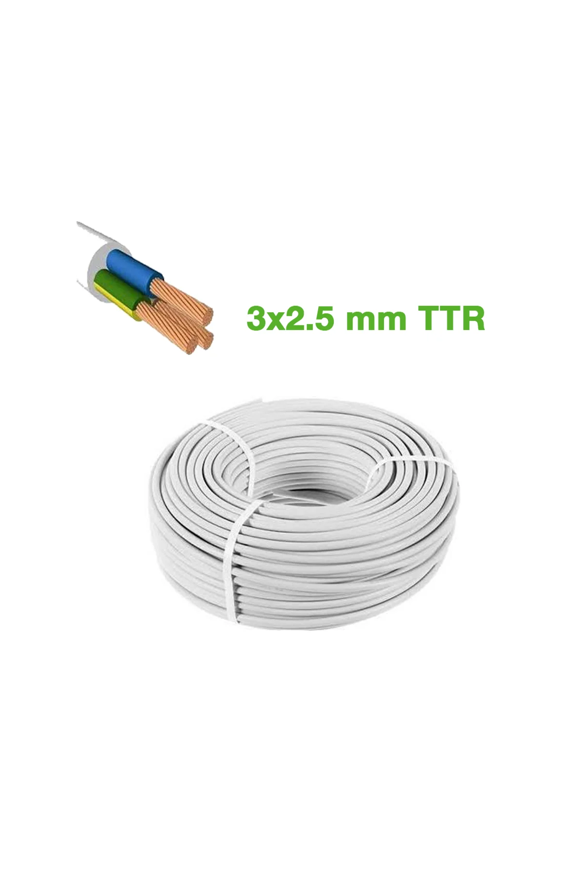 TTR 3x2.5mm KABLO 100MT