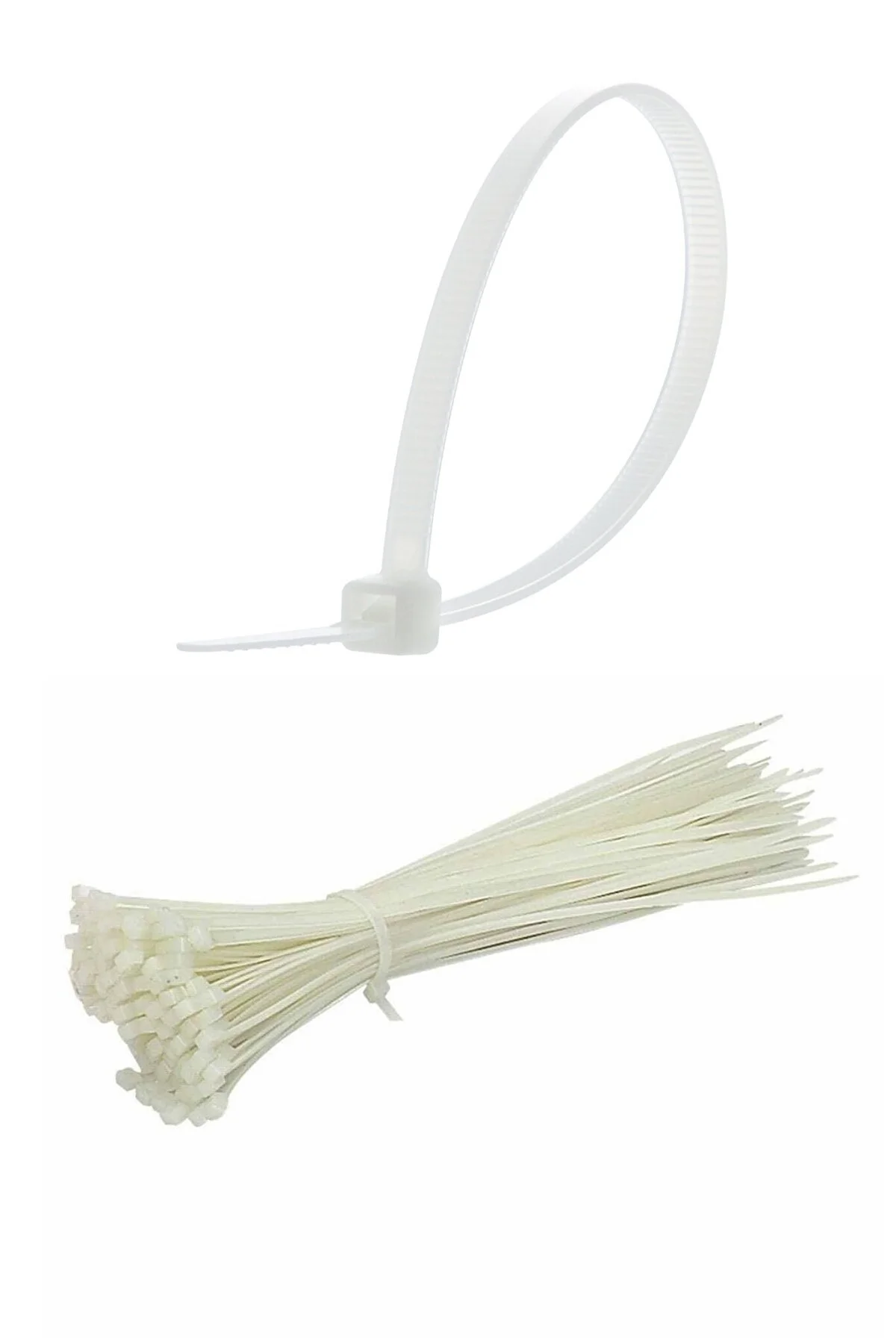 100 Adet Plastik Cırt Kelepçe Kablo Bağı Kablo Düzenleyici- 3.6 X 150 MM - Just Cheap Store Görsel 2