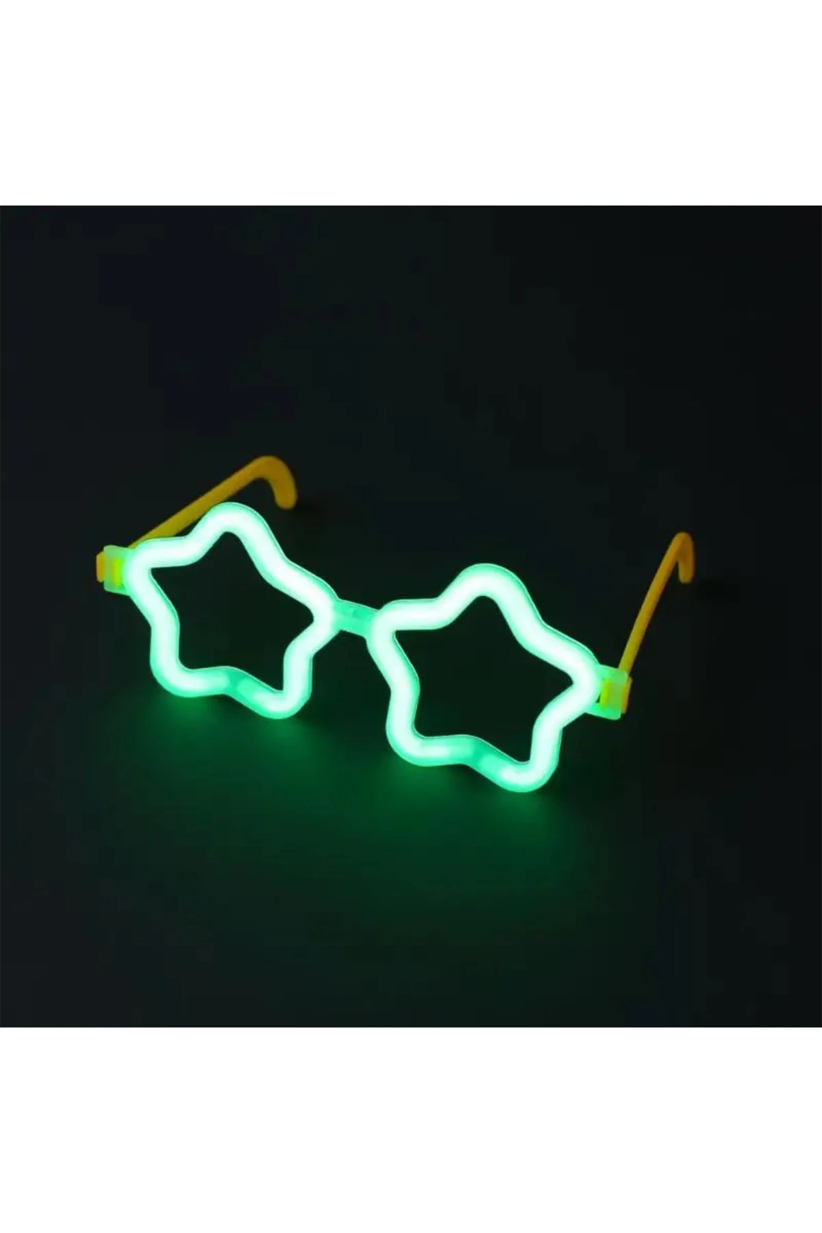 Yıldız Glow Gözlük - Yıldız Şekilli Glow Stick Gözlüğü - Glow Partisi Gözlük 12 Adet - Just Cheap Store Görsel 2