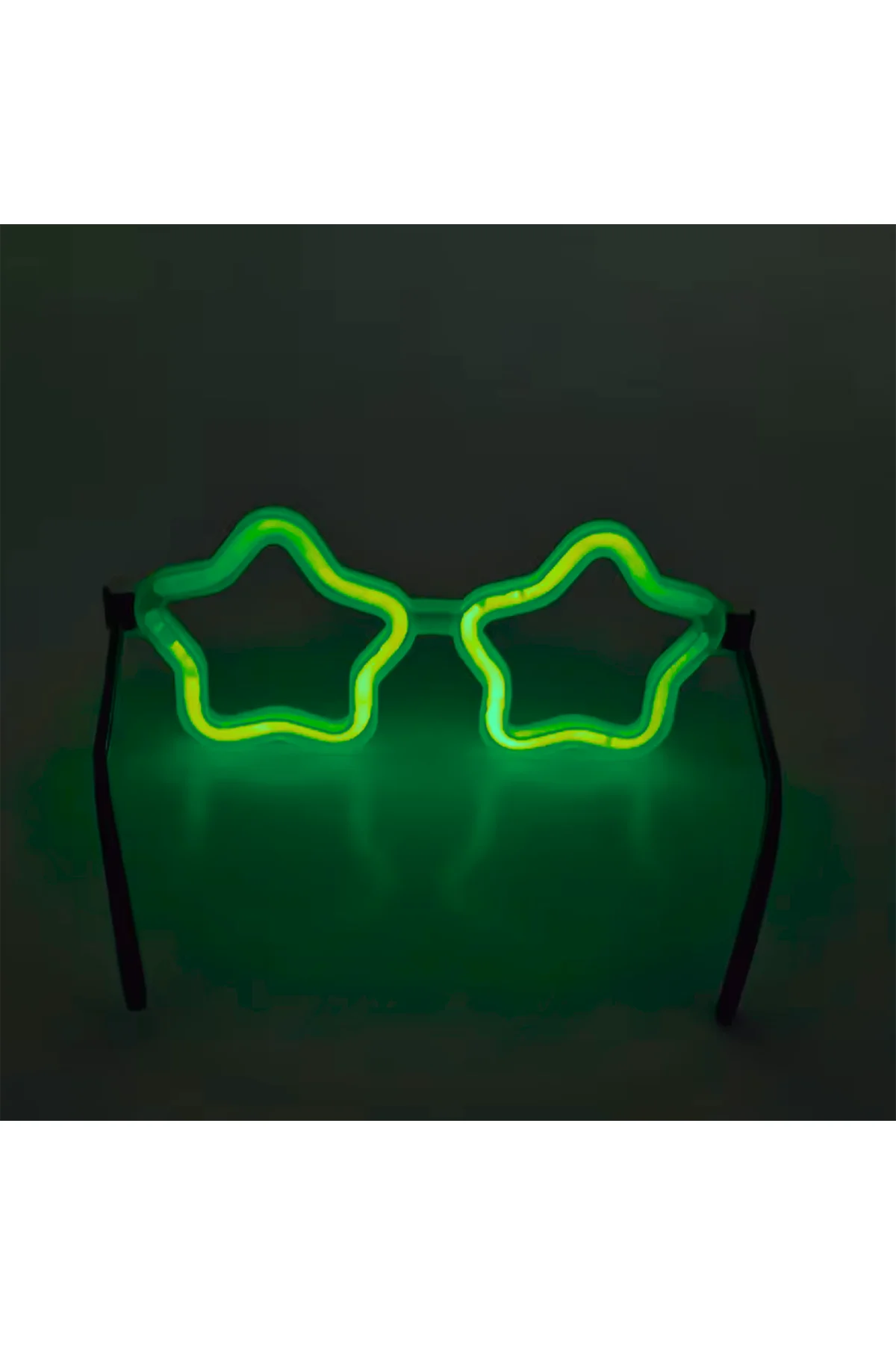 Yıldız Glow Gözlük - Yıldız Şekilli Glow Stick Gözlüğü - Glow Partisi Gözlük 12 Adet - Just Cheap Store Görsel 5