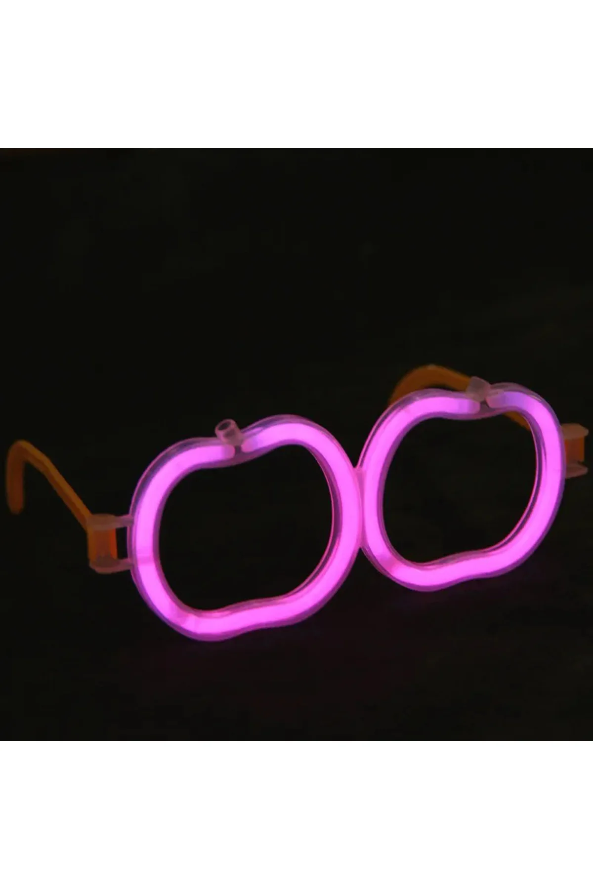 Glow Stick Elma Gözlük - Glow Partisi Gözlüğü - Glow Stick Gözlük 12 Adet - Just Cheap Store Görsel 2