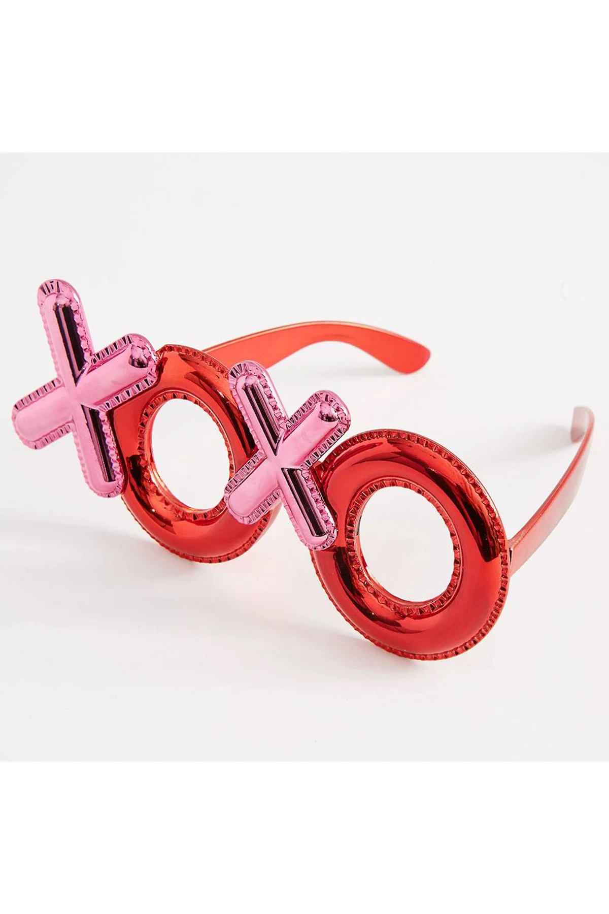 Kırmızı Renk Xoxo Yazılı Parti Gözlüğü 17x7 cm (4741)
