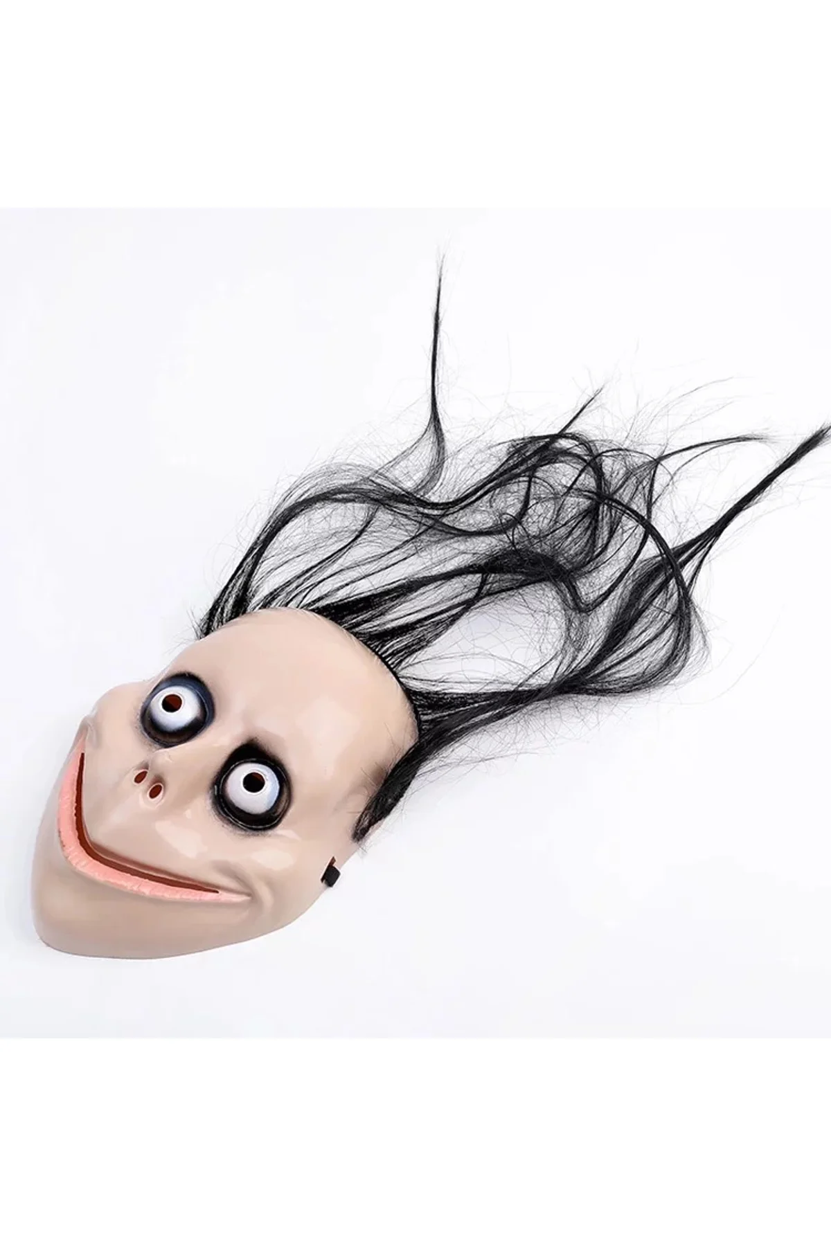 Korkunç Ürpertici Uzun Saçlı Momo Maskesi 24x16 cm (4741) - Just Cheap Store Görsel 4