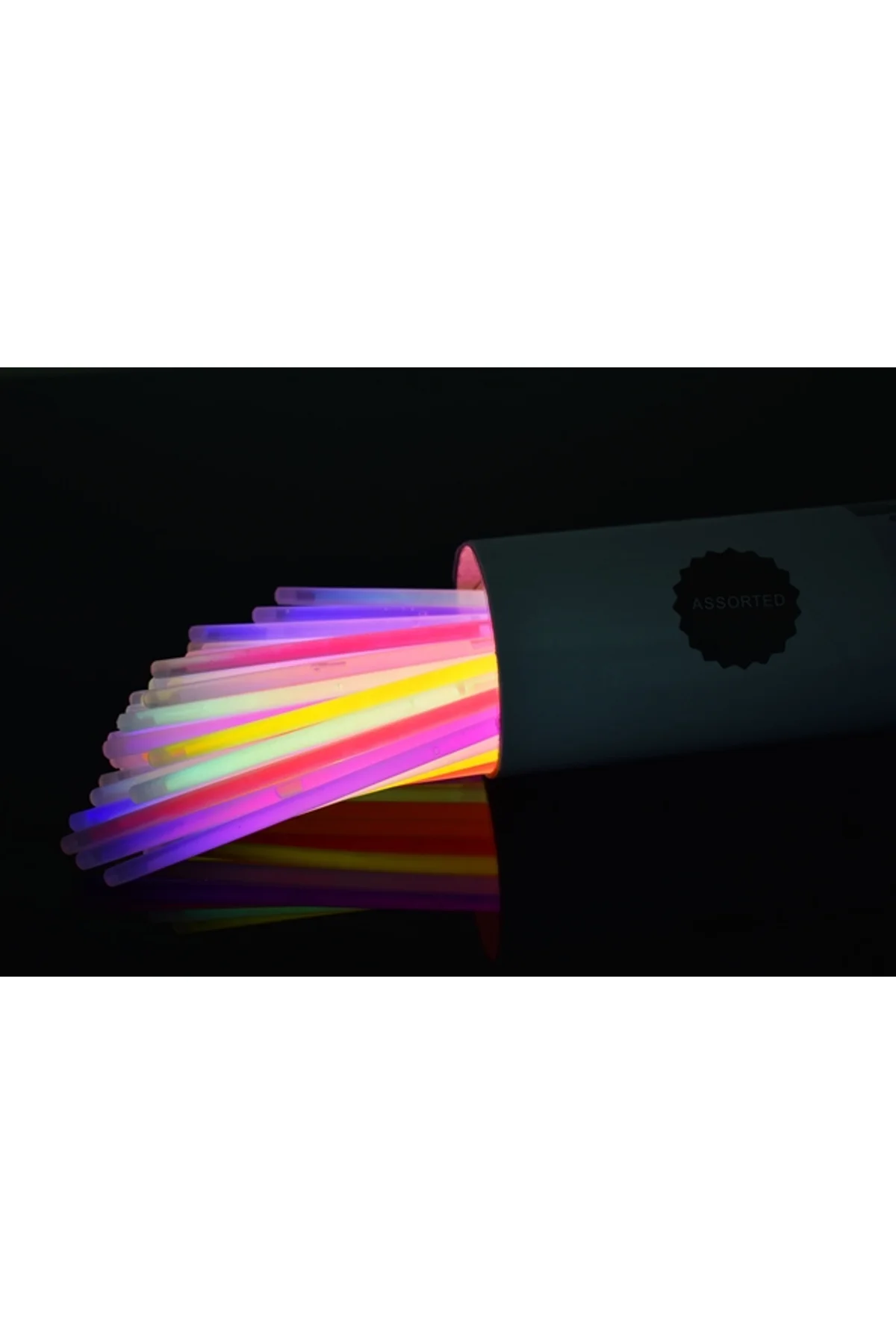 Karanlıkta Parlayan Fosforlu Glow Taç Fosforlu Renkli Taç 6 Adet - Just Cheap Store Görsel 2