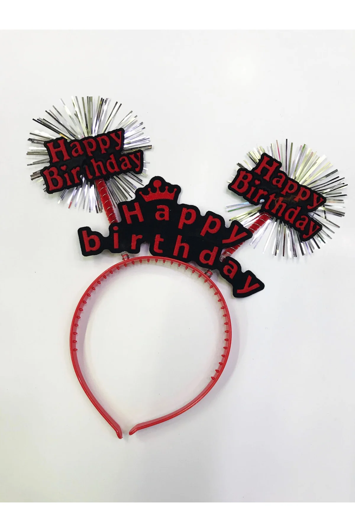 Happy Birthday Neon Renk Doğum Günü Tacı 12 Adet - Just Cheap Store Görsel 3