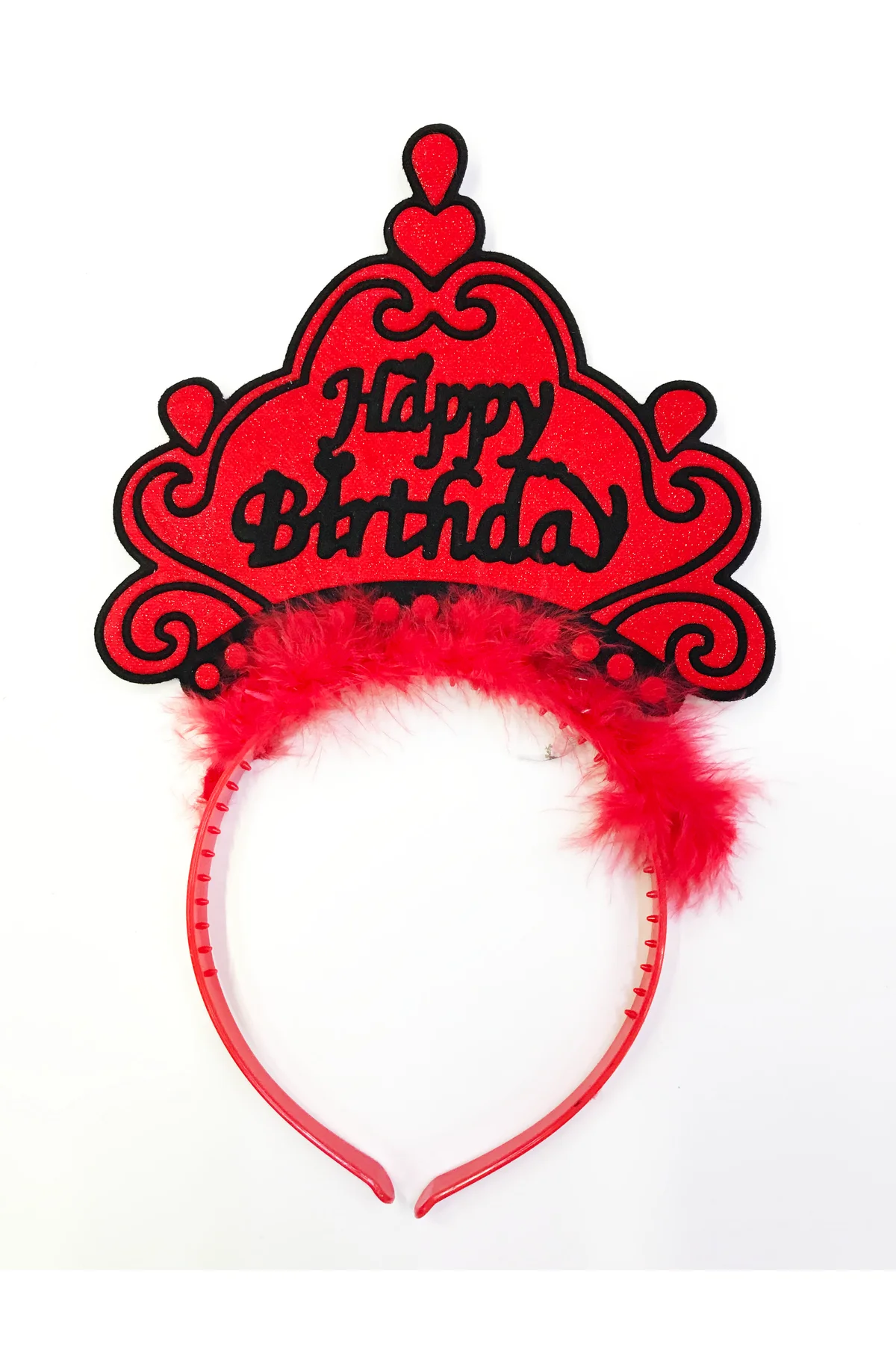 Happy Birthday Yazılı Neon Renk Taç 12 Adet - Just Cheap Store Görsel 2