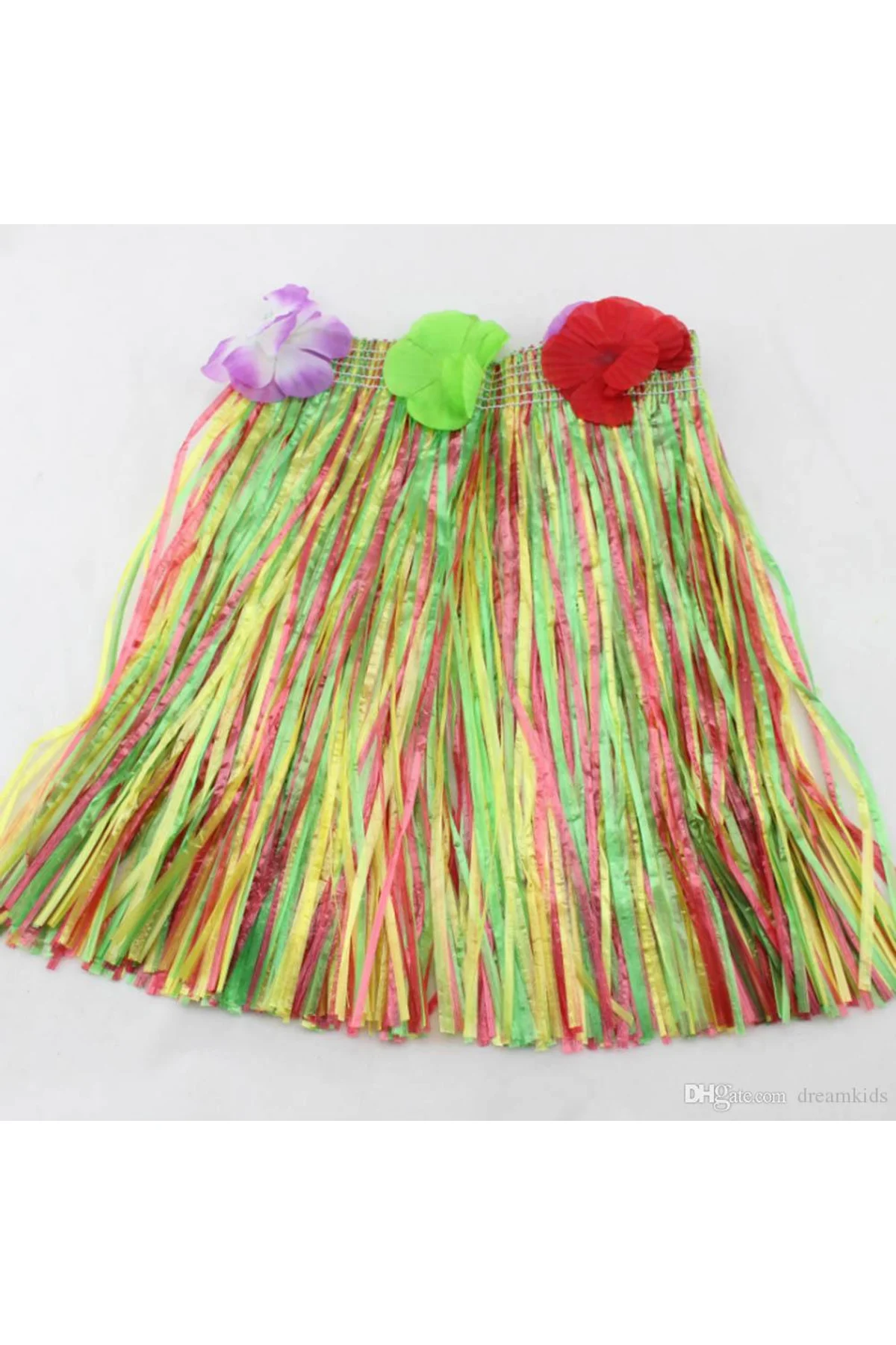 Hawaii Hula Eteği Karışık Renk 40 cm
