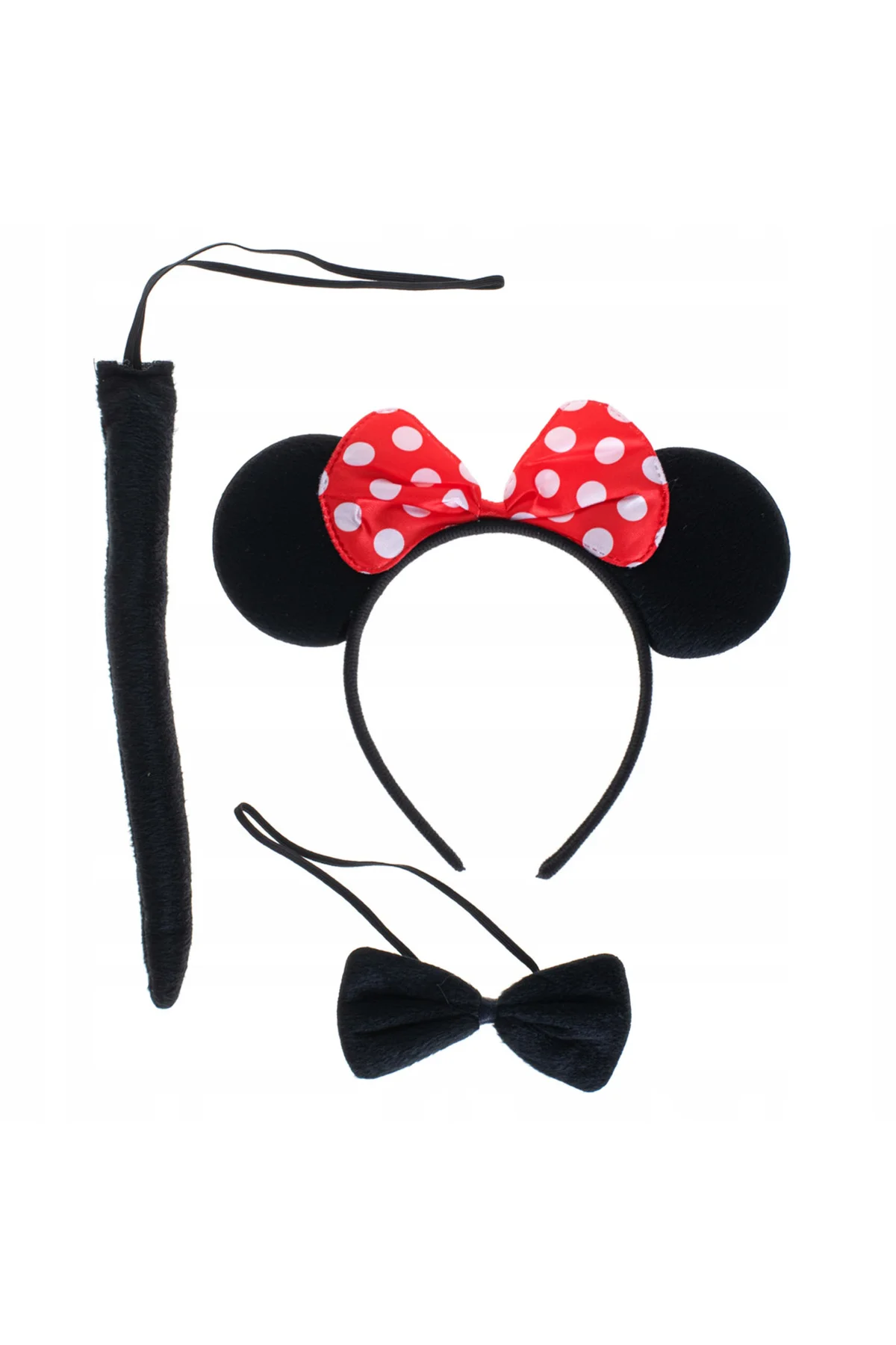 Minnie Mouse Kostüm Seti Taç Kuyruk Papyon Gösteri Seti - Just Cheap Store Görsel 2