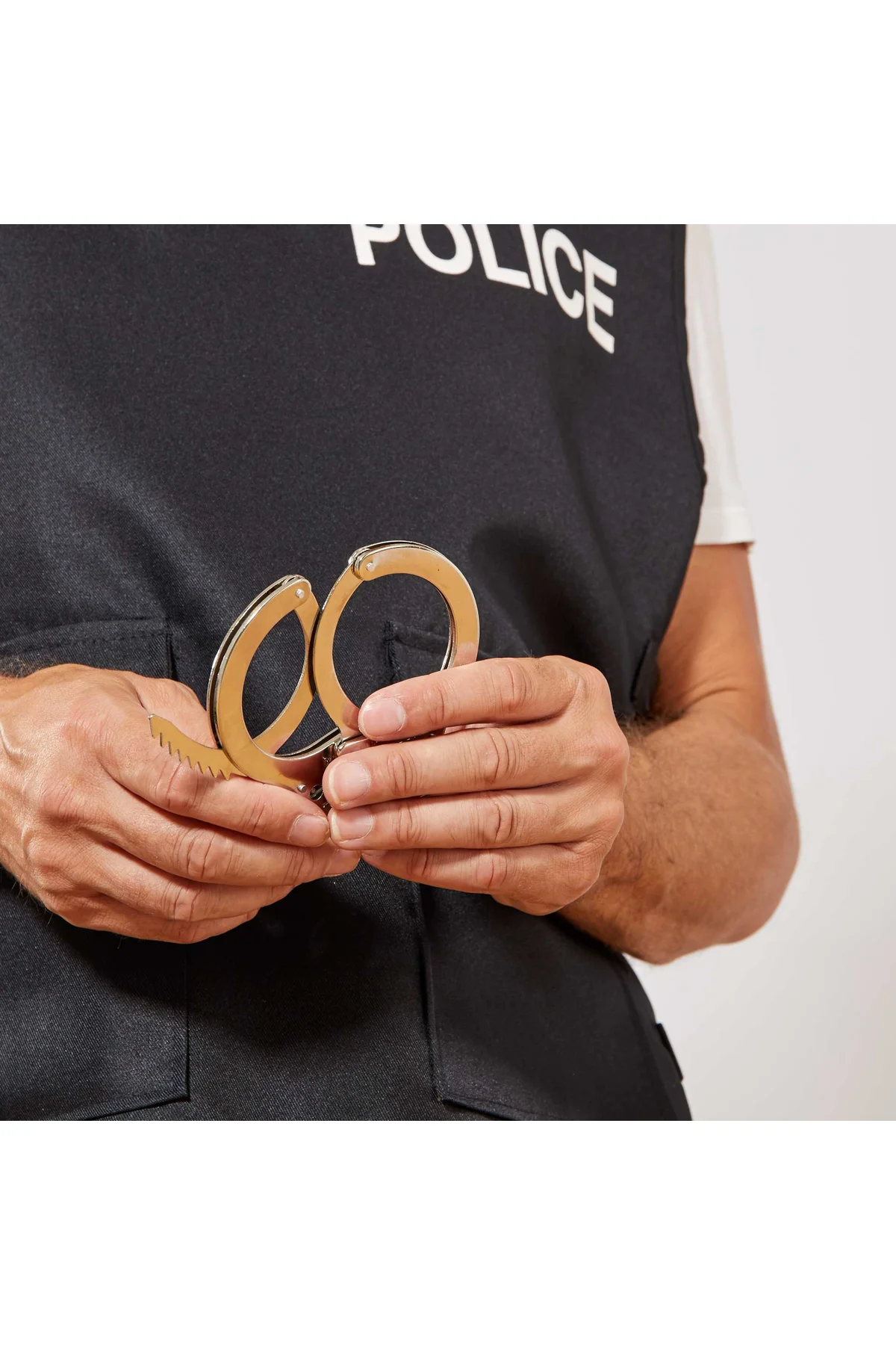 Metal Malzemeden İmal Anahtarlı Oyuncak Polis Kelepçesi - Just Cheap Store Görsel 2
