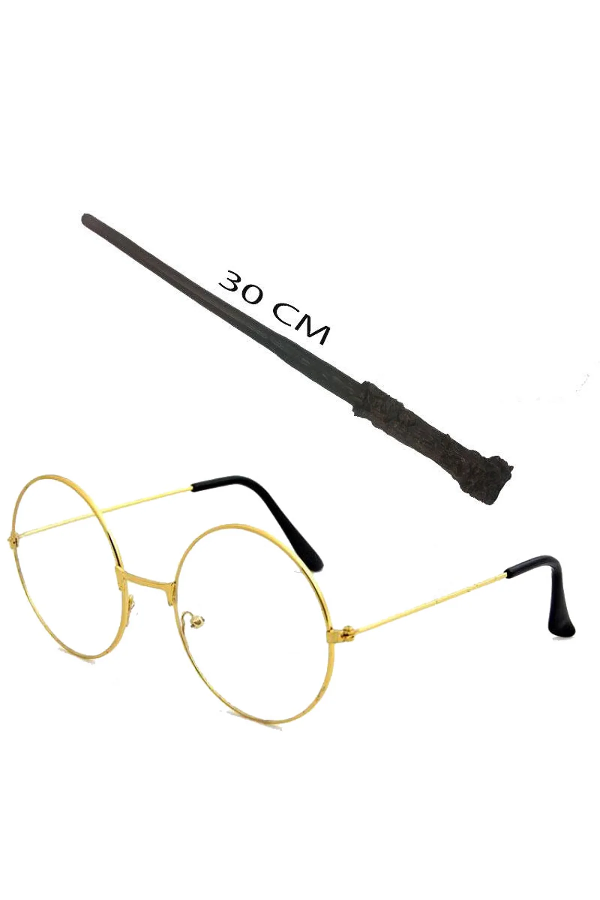 Harry Potter Asası 30 cm ve Harry Potter Gözlüğü Seti (4741)