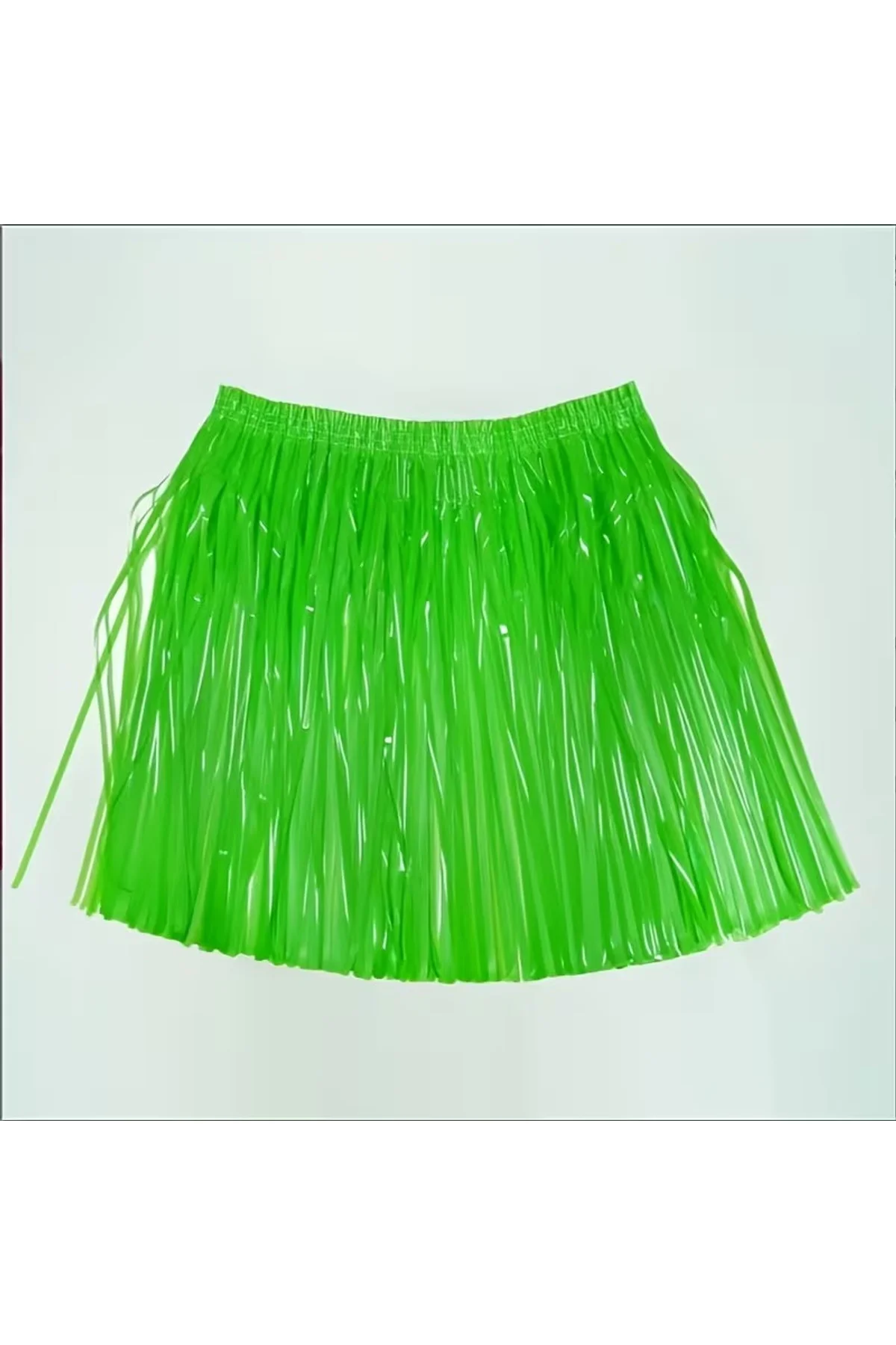 Neon Yeşil Hawaii Parti Eteği 40 cm (4741) - Just Cheap Store Görsel 2