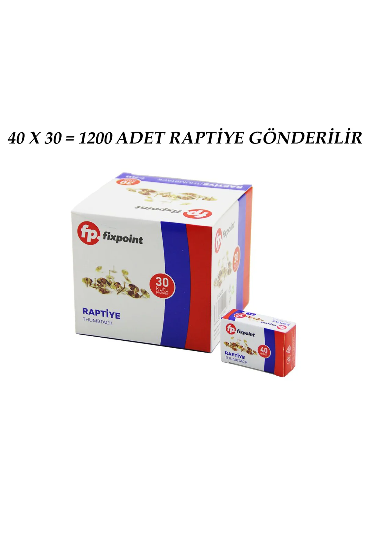 1200 ADET METAL RAPTİYE = 40PCS X 30 (4741) - Just Cheap Store Görsel 2