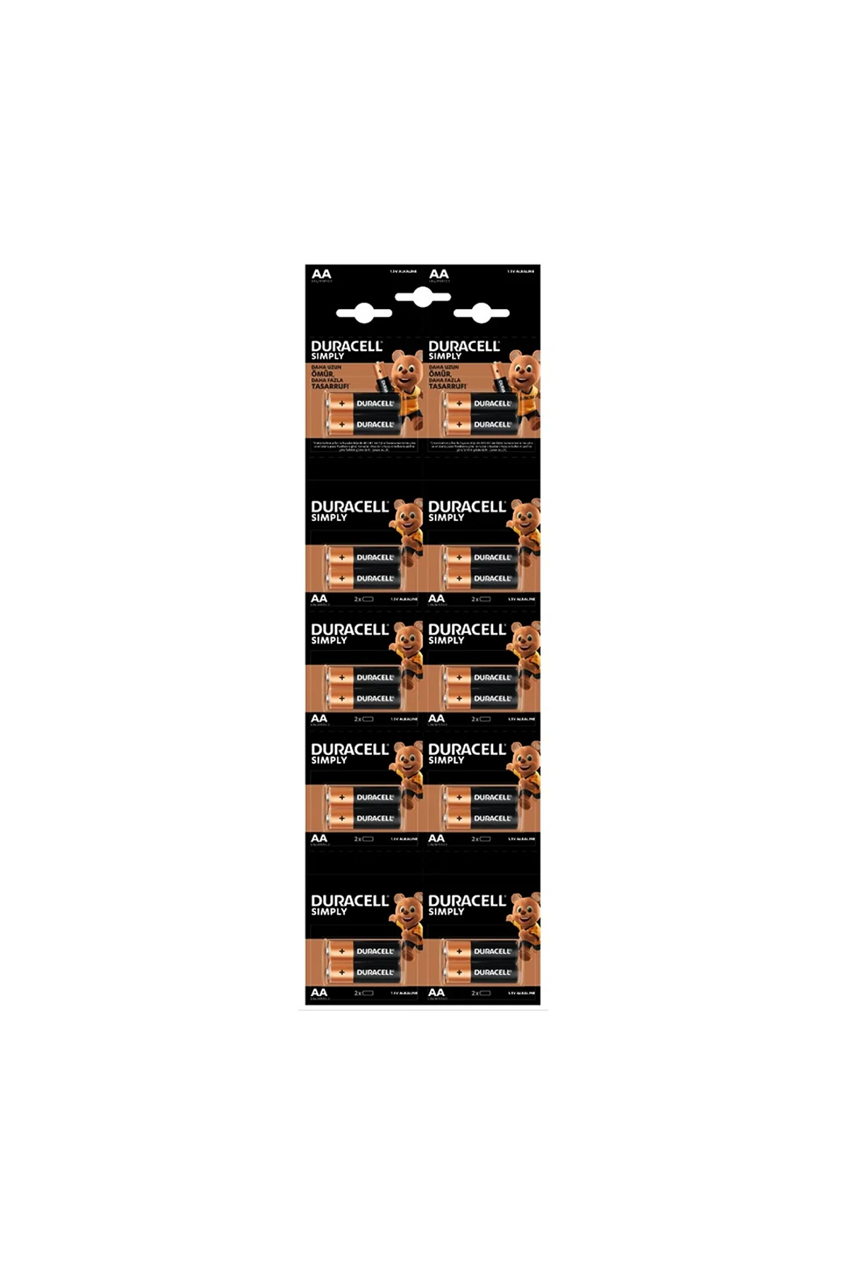 DURACELL KALEM PİL ALKALİN 20 PARÇA
