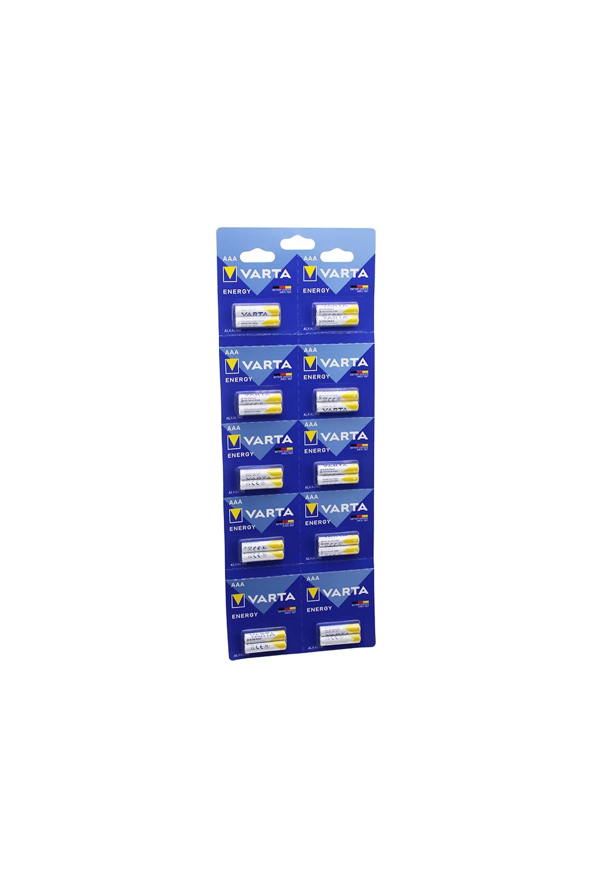 VARTA İNCE PİL ALKALİN 20PCS (4741)