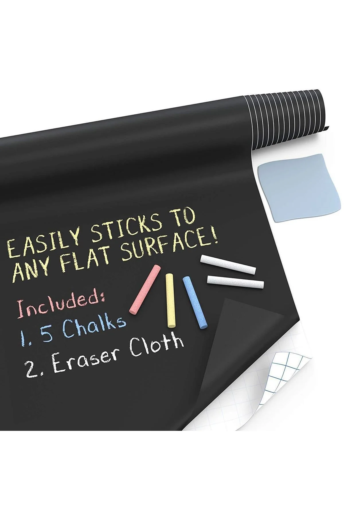 Sticker Rulo Yapışkanlı Çocuk Yazı Yazma Tahtası Yazı Yazma Sticker (4741)