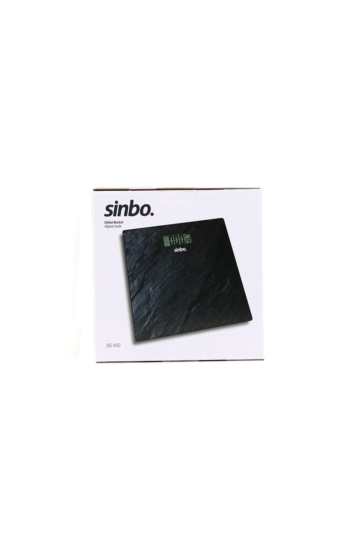 DİJİTAL - PİLLİ CAM BANYO BASKÜLÜ LCD EKRAN - SICAKLIK GÖSTERGELİ 180KG/50GR 26X26CM SİNBO SBS-4450 - Just Cheap Store Görsel 3