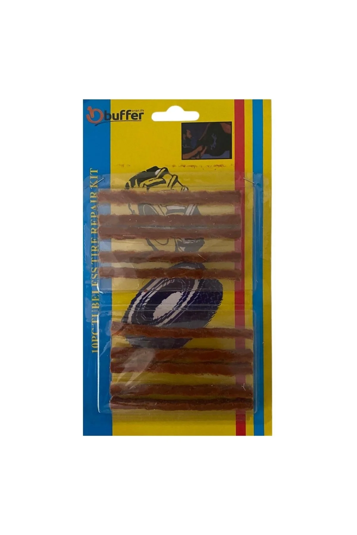 10 Adet Lastik Onarım İçin Lastik Tamir Fitili Yedek Lastik Fitili (4741) - Just Cheap Store Görsel 4