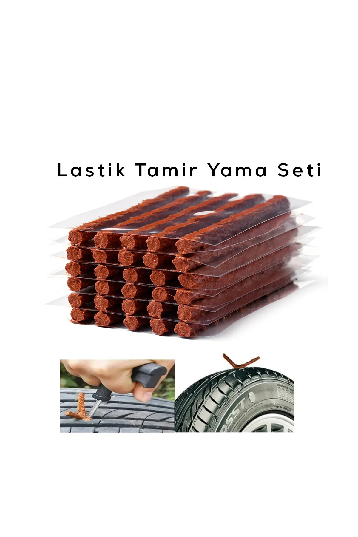 50PCS LASTİK TAMİR - YAMA FİTİLİ (4741)