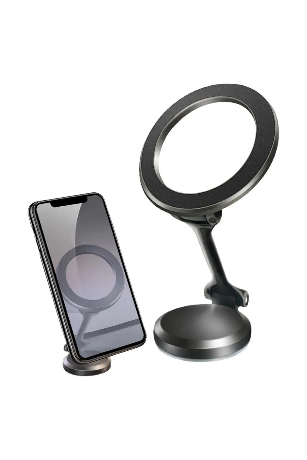 Tüm Telefonlarla Uyumlu Manyetik Araç Telefonu Tutacağı Katlanır 360 Derece Dönen Telefon Standı - Just Cheap Store Görsel 2