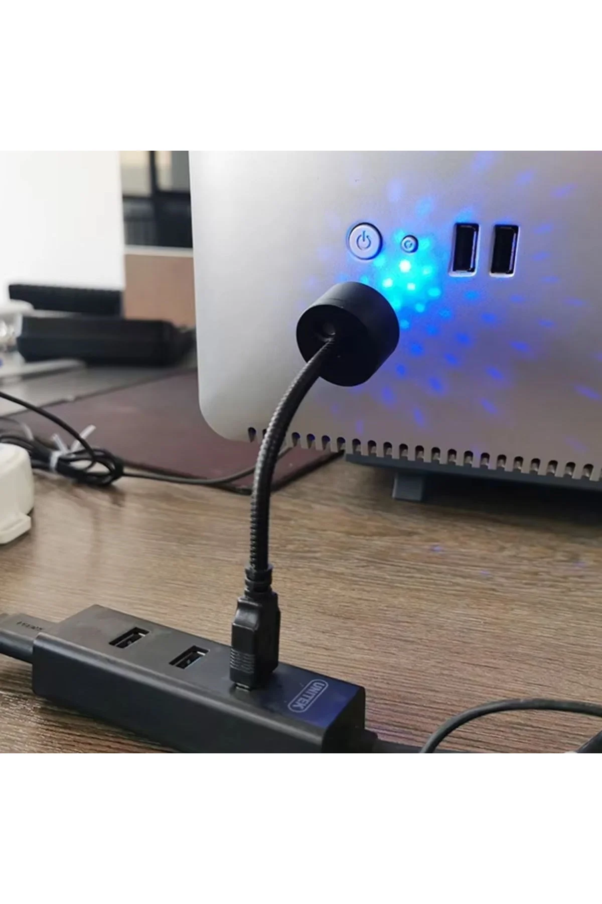 USB Sese Duyarlı 8 Farklı Mod Işıklı LED Atmosfer Işığı – Ambiyans Aydınlatması (4741) - Just Cheap Store Görsel 4