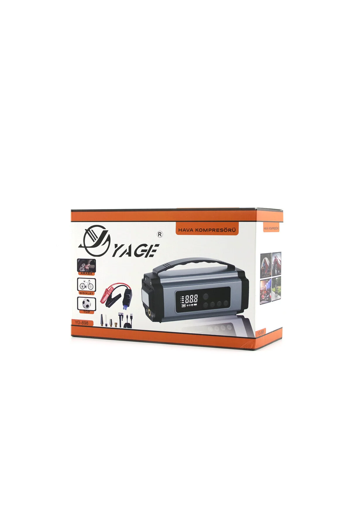 ÇOK FONKSİYONLU OTO - ARAÇ TAKVİYE SET TAŞINABİLİR 120W DİJİTAL EKRAN POWERBANK ÖZELLİK - FENER - CO - Just Cheap Store Görsel 2