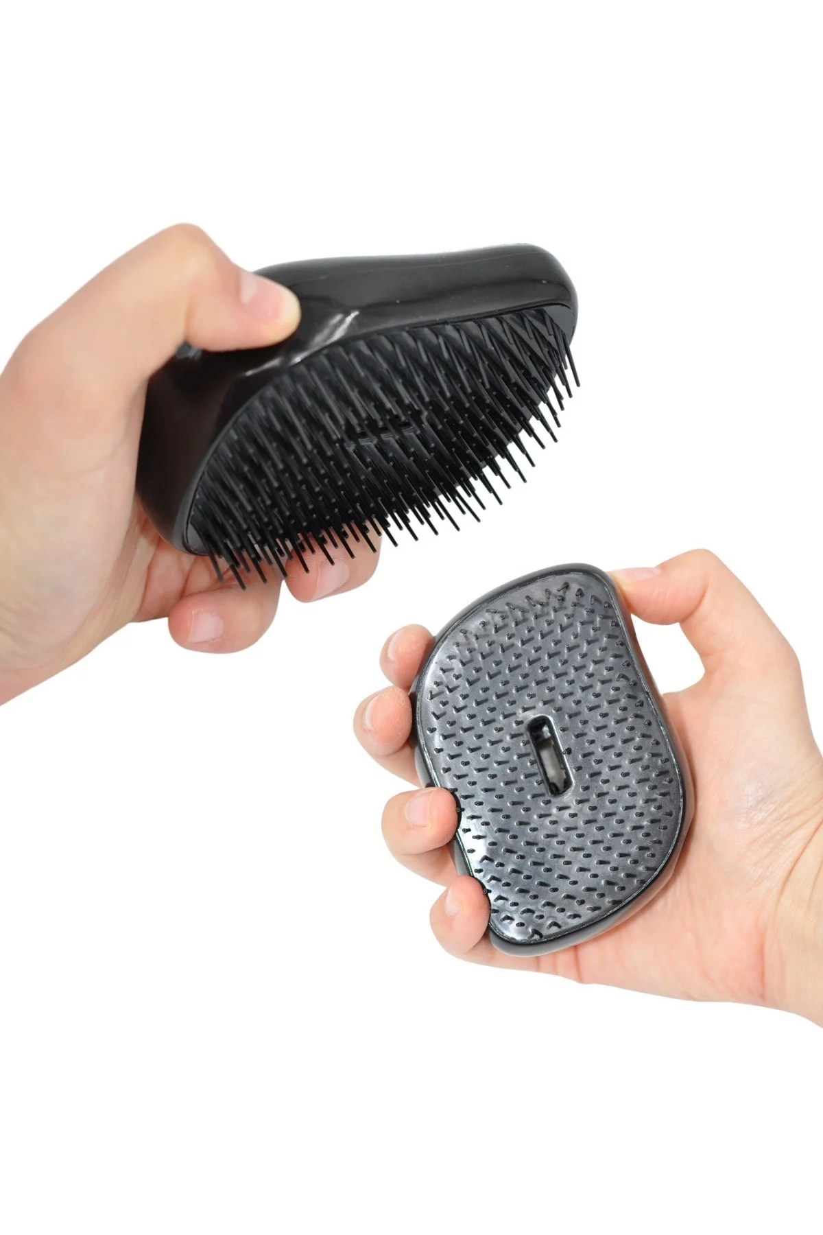 Nissha Teezer Elektriklenmeyi Önleyen Anti Statik Saç Düzleştirici Kapaklı Gold Saç Fırçası Tarak (4 - Just Cheap Store Görsel 2