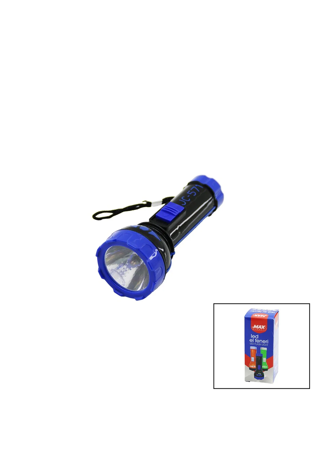 PİLLİ MİNİ=11.2CM LED EL FENERİ 75LÜMEN OUTPUT: 1.5V RENKLİ PLASTİK (4741)