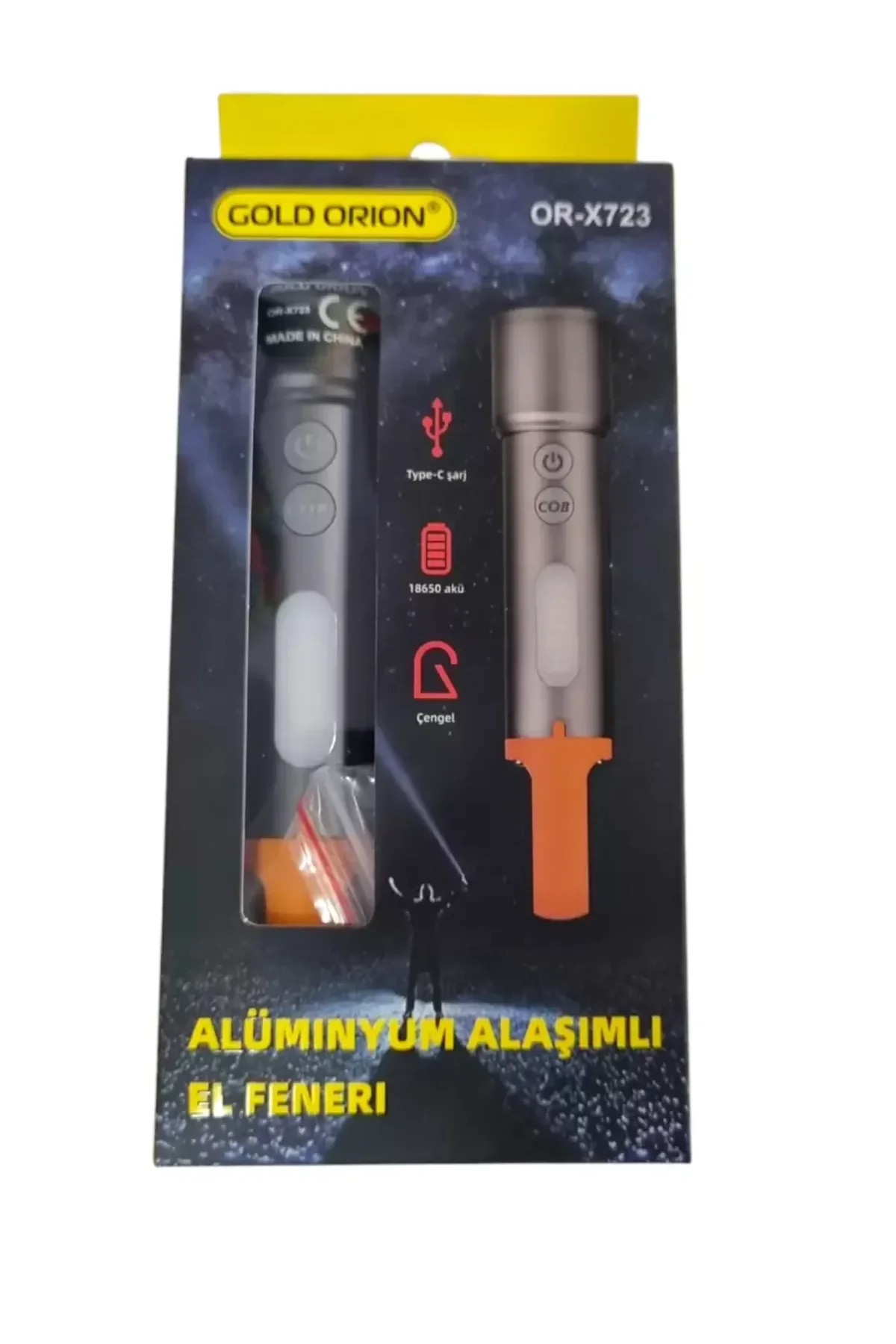 El Feneri X723 Cb-X723 Taktik Feneri Askeri Meşale (4741) - Just Cheap Store Görsel 4