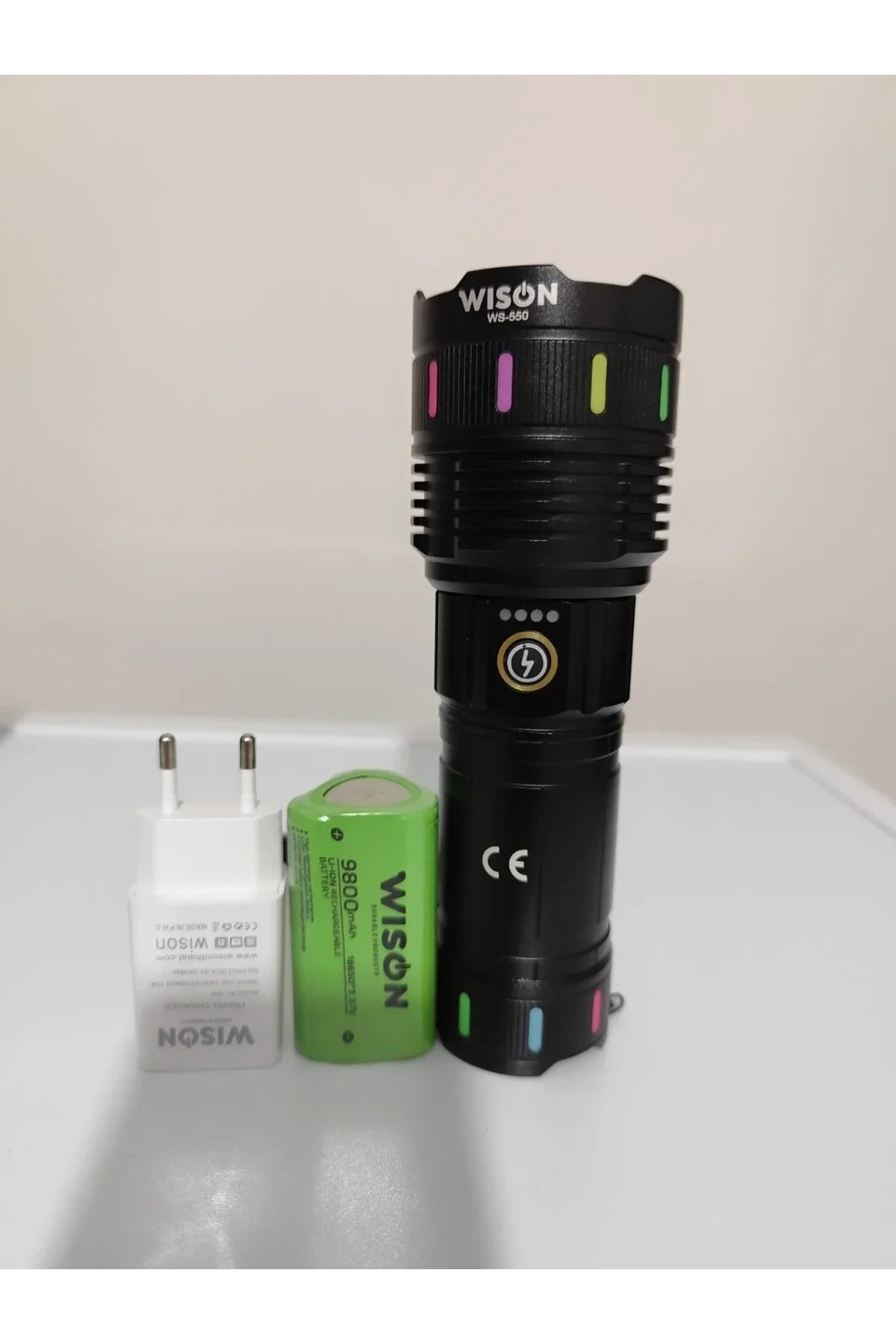 Ws-550 30w 3000 Lümen Zoomlu Profosyonel El Feneri (4741) - Just Cheap Store Görsel 2
