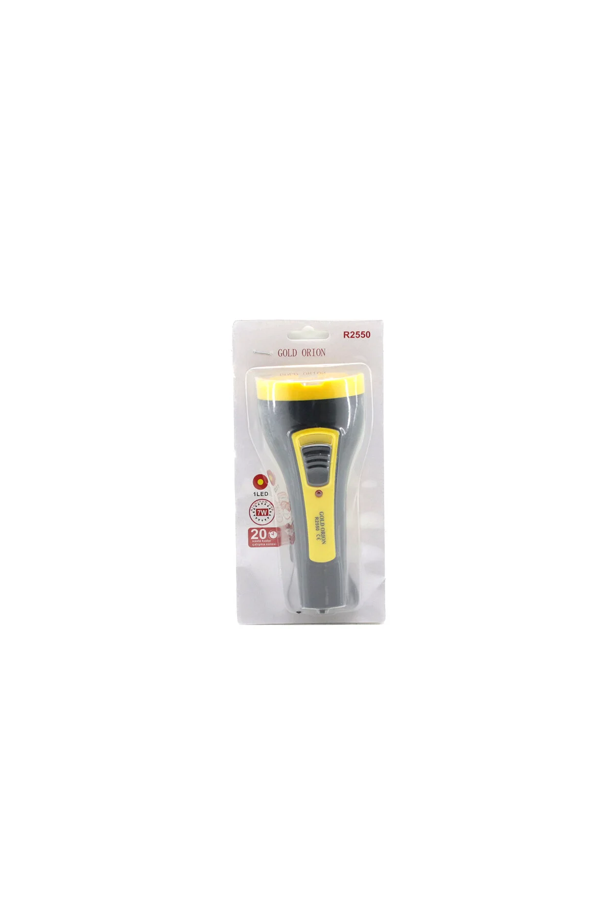 7W TEK LED BOMBELİ GÖVDE FİŞ ŞARJLI EL FENERİ UZUN MESAFELİ KAMBUR R2550 (4741) - Just Cheap Store Görsel 3