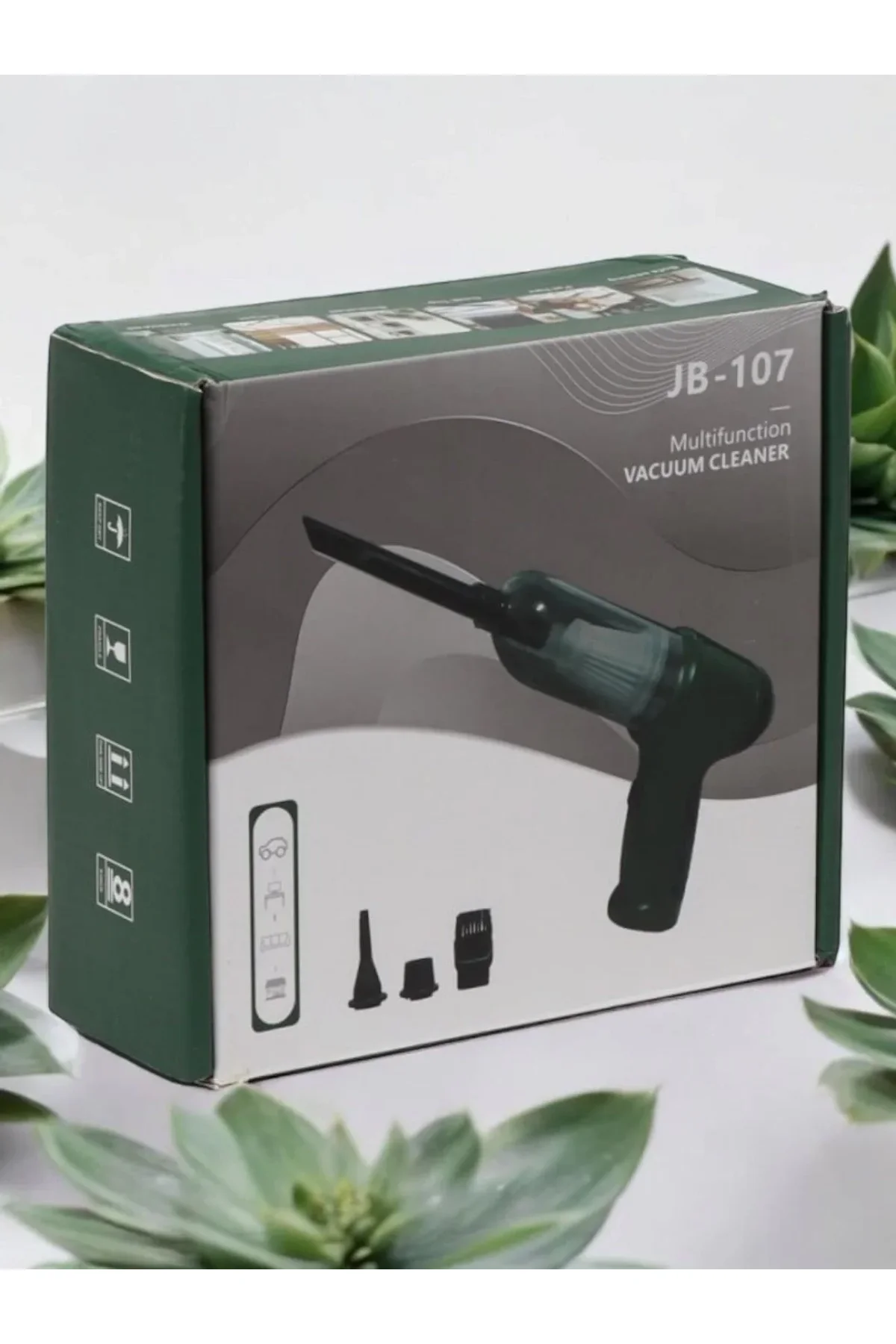 Şarj Edilebilir El Tipi Çok Fonksiyonlu Araç ve Ev Süpürgesi JB-107 (4741) - Just Cheap Store Görsel 5
