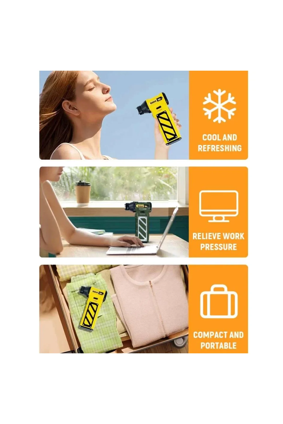 Mini Turbo Jet Fan (4741) - Just Cheap Store Görsel 5