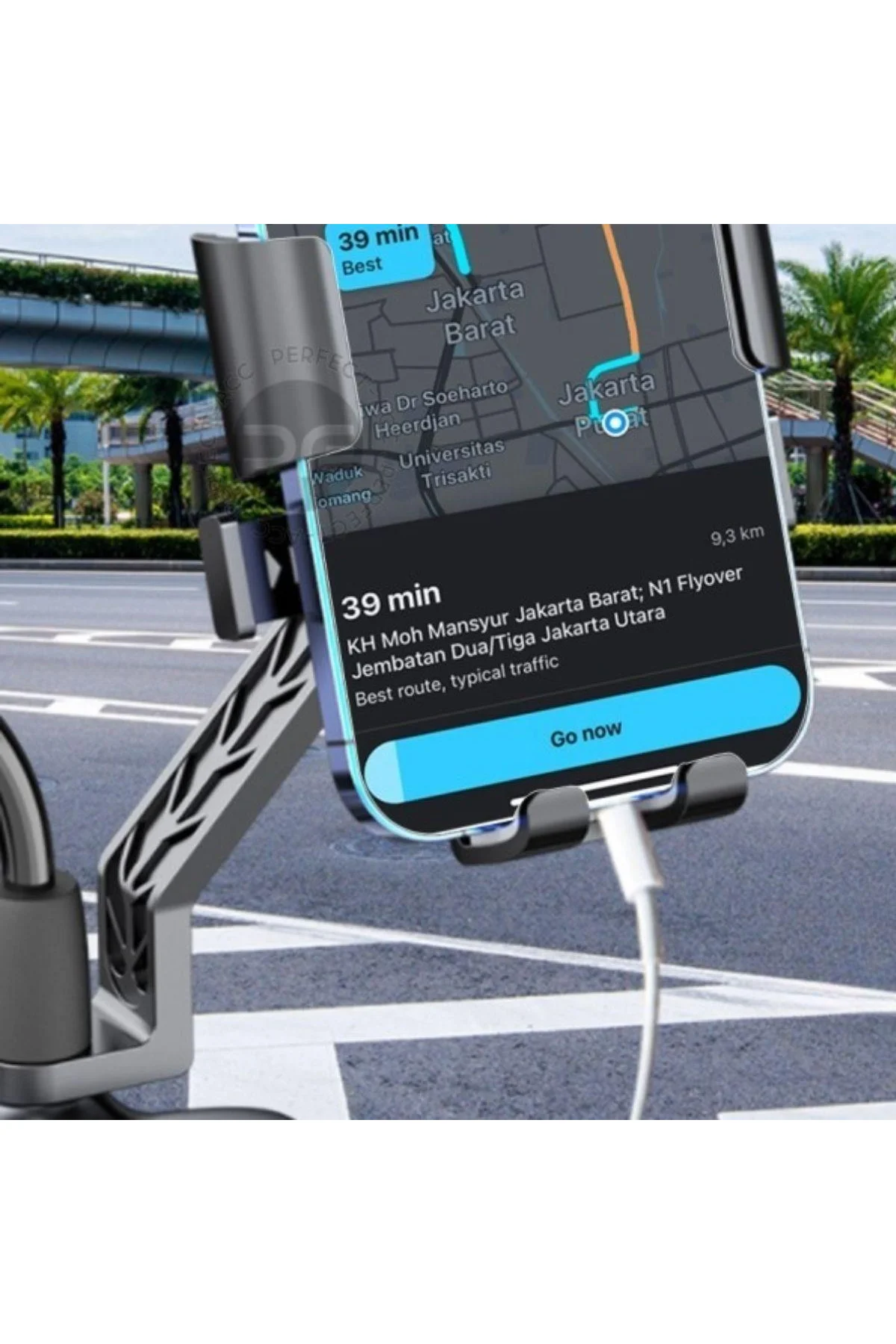 Motor,Motosiklet,Bisiklet ,Scooter İçin 360 Derece Dönebilen Dikiz Aynası Versiyonu Telefon Tutucu A - Just Cheap Store Görsel 5