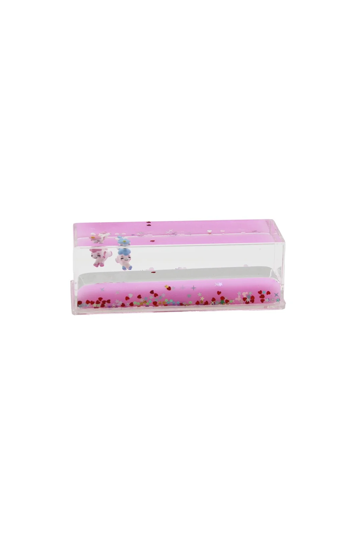 PEMBE SU HAYVAN - YILDIZ D.GEN MİKA YÜZEN BATMAYAN DEKORATİF BİBLO AKVARYUM4.7X13.6X4.5CM (4741)