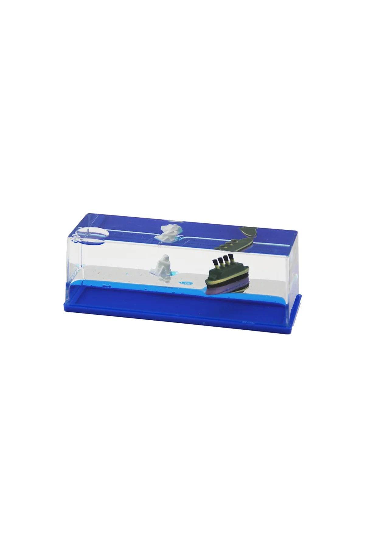 MAVİ SU GEMİ - ADA D.GEN MİKA YÜZEN BATMAYAN DEKORATİF BİBLO AKVARYUM5.2X15.2X5.3CM (4741)