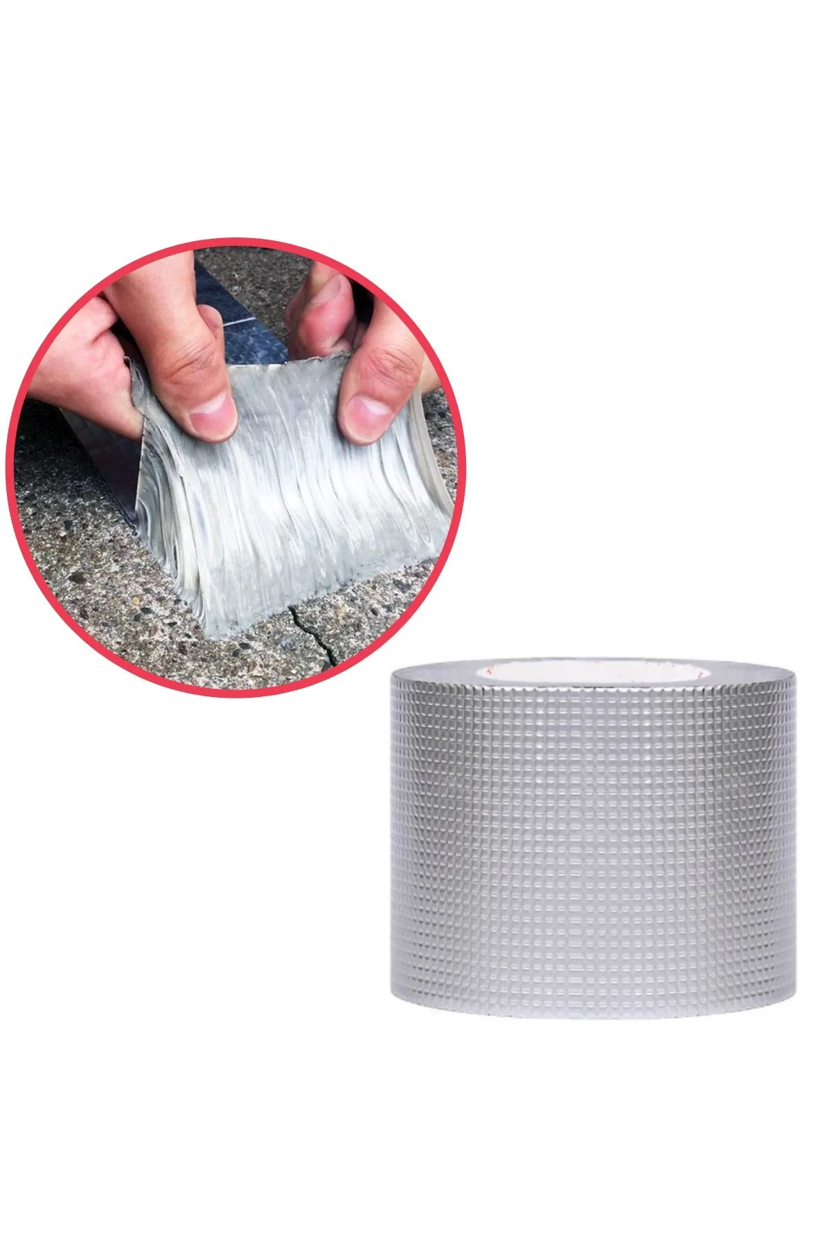 Yüksek Sıcaklık Dayanan Su Geçirmez Çatı Boru Duvar Çatlak Onarıcı Yapışkan Bant Folyo 5 cm (4741) - Just Cheap Store Görsel 4